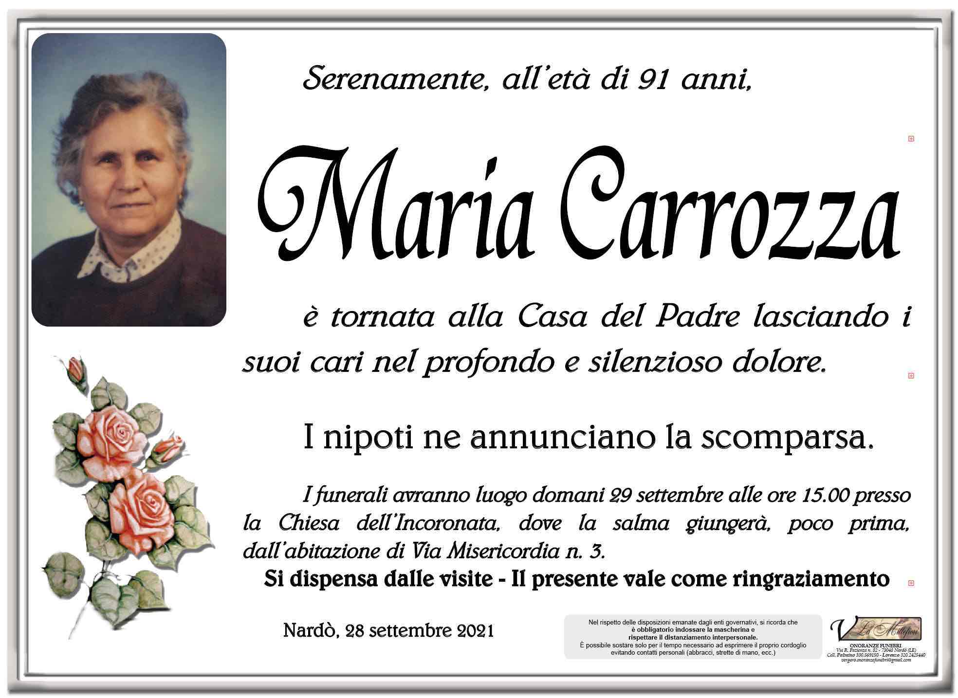 Maria Carrozza