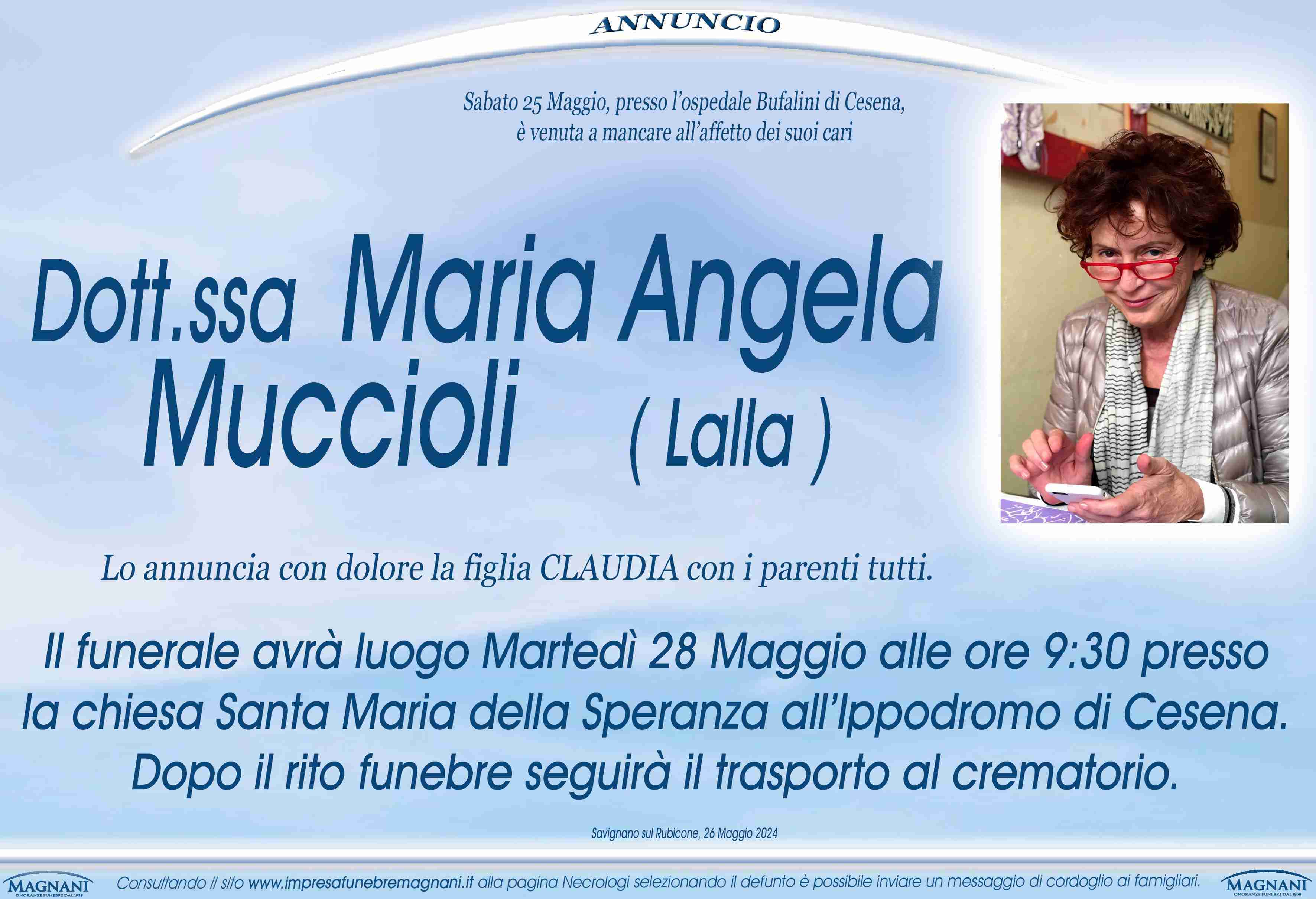 Dott.ssa Maria Angela Muccioli