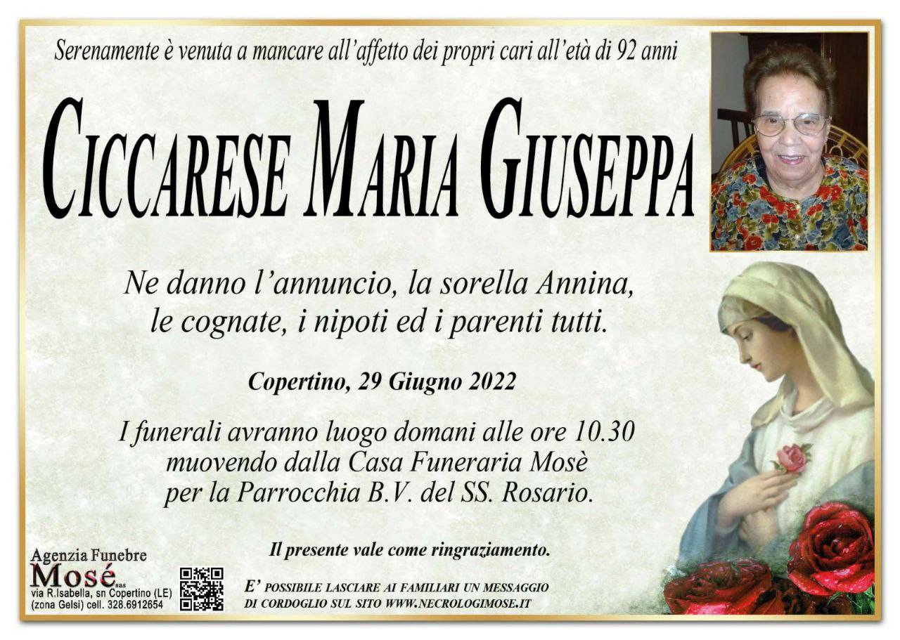Maria Giuseppa Ciccarese