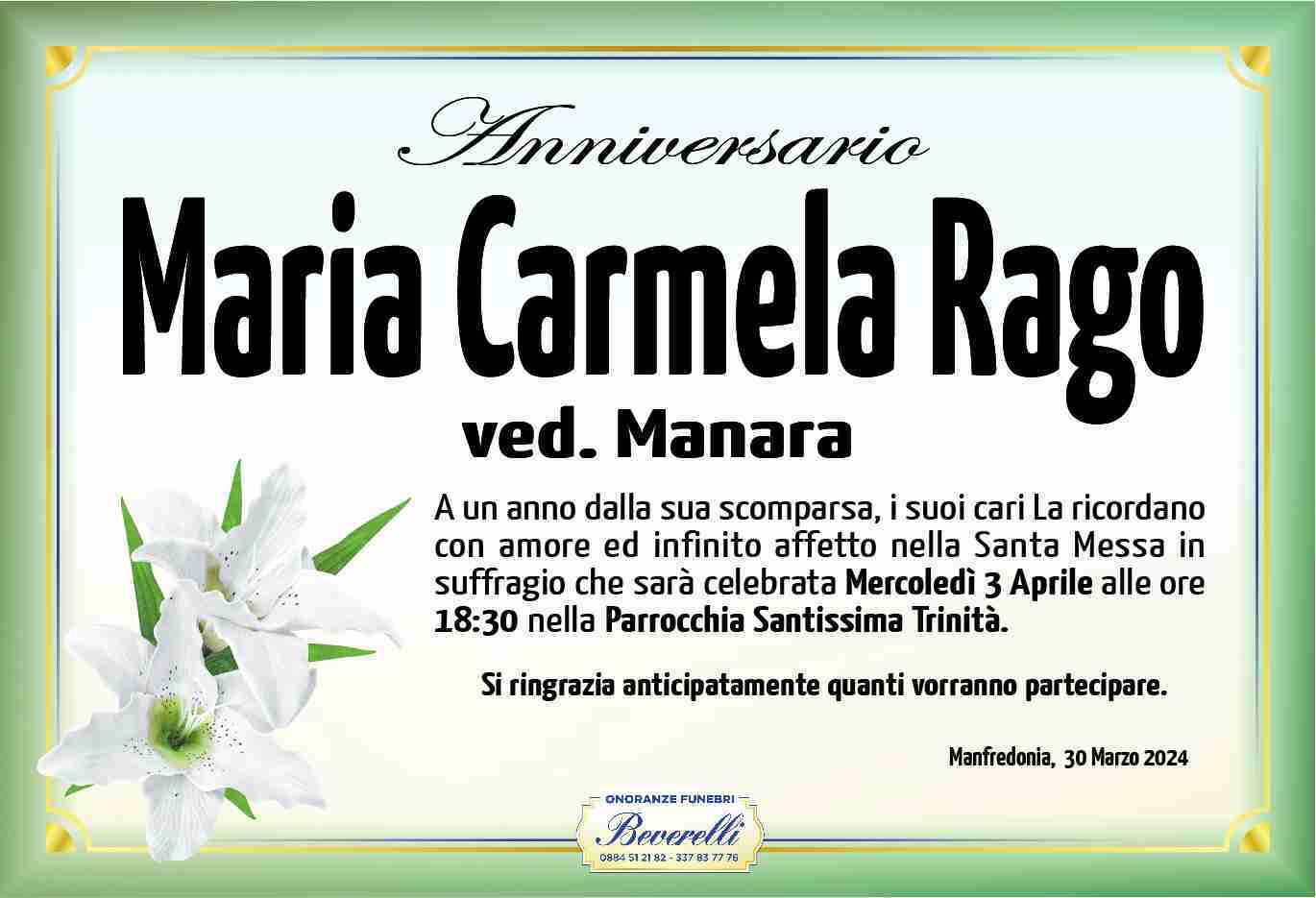 Maria Carmela Rago