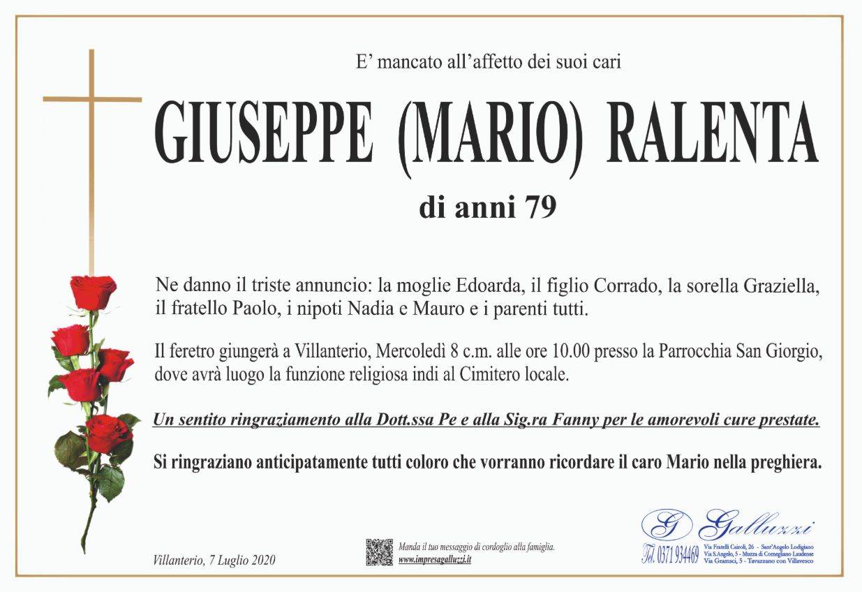 Giuseppe (Mario) Ralenta