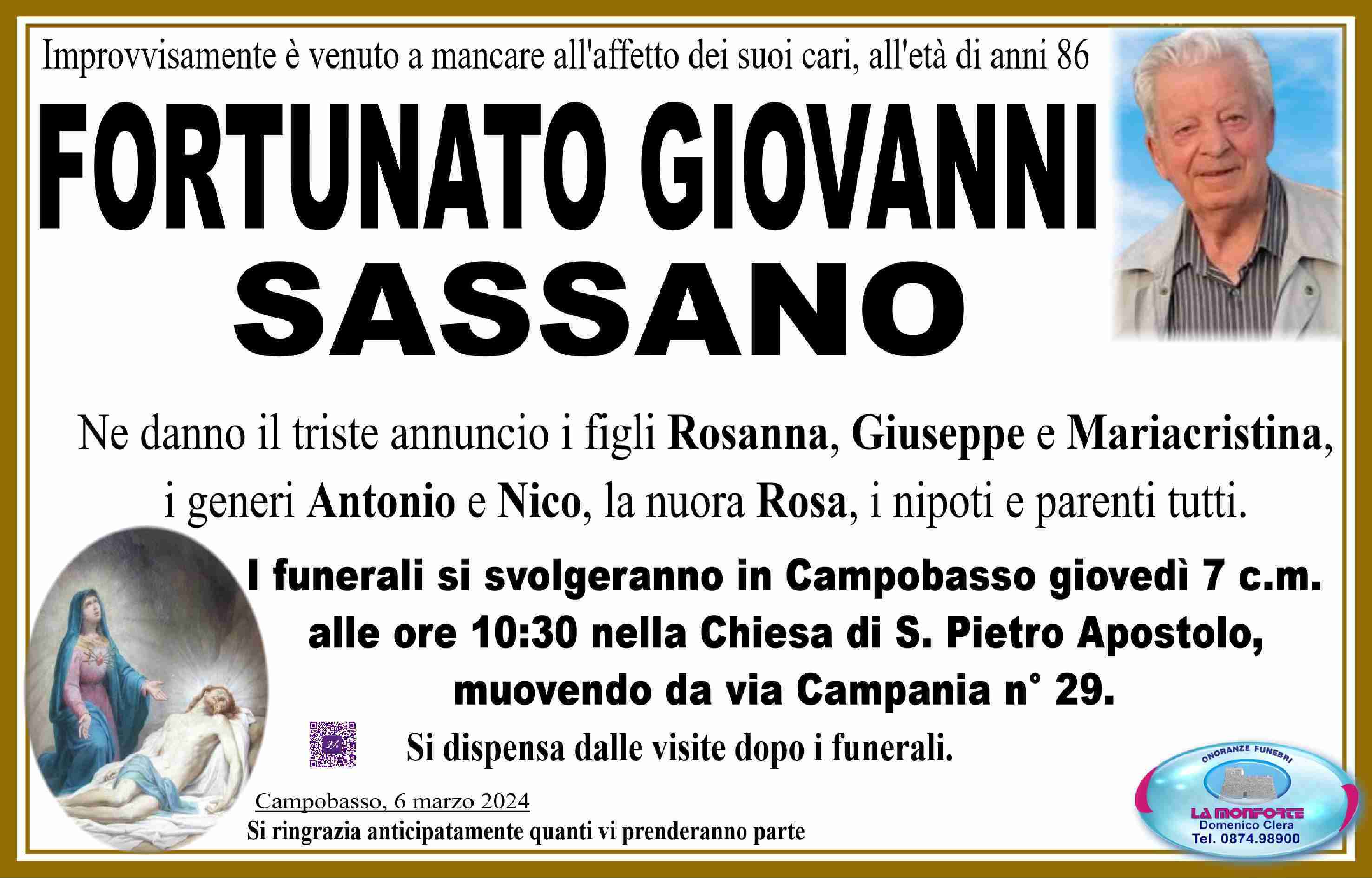 Fortunato Giovanni Sassano