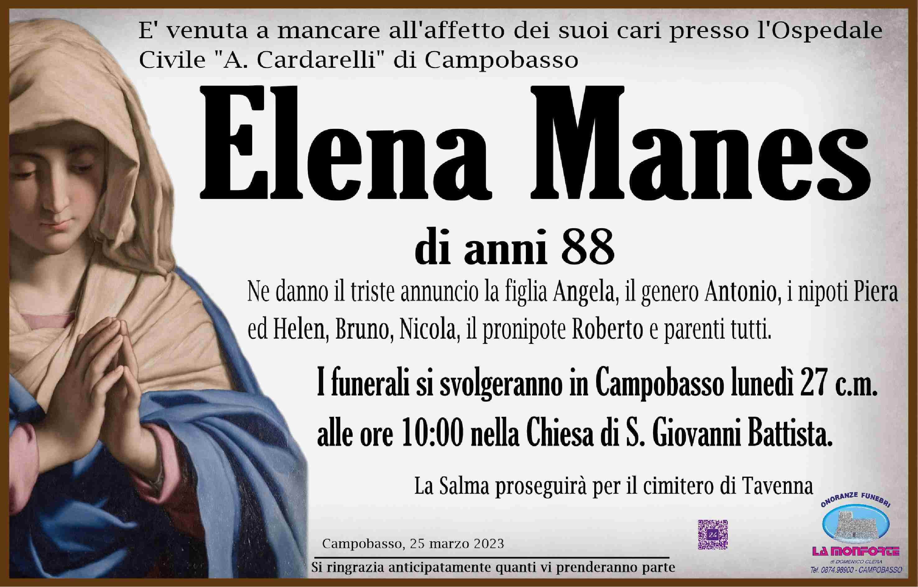 Elena Manes