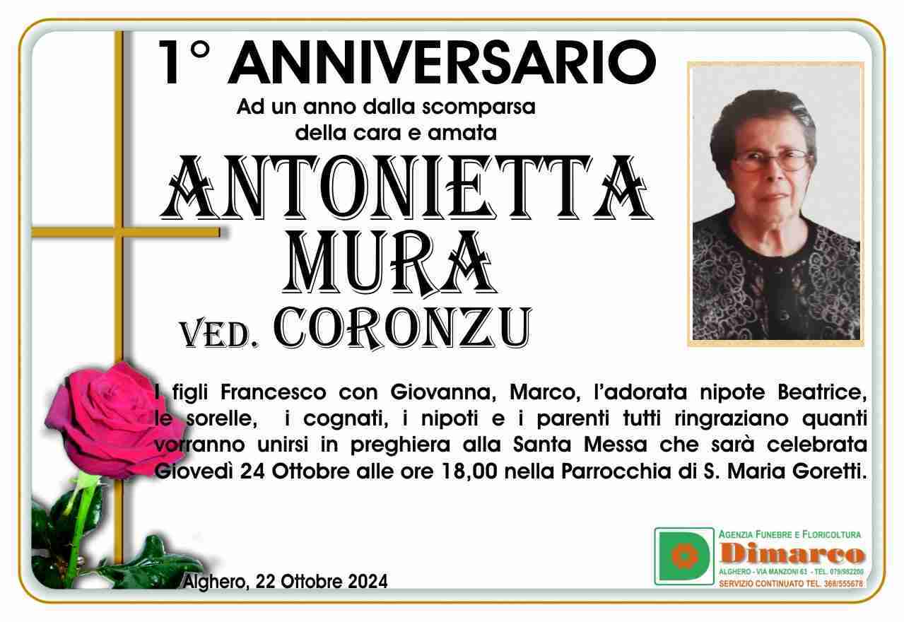 Antonietta Mura ved. Coronzu