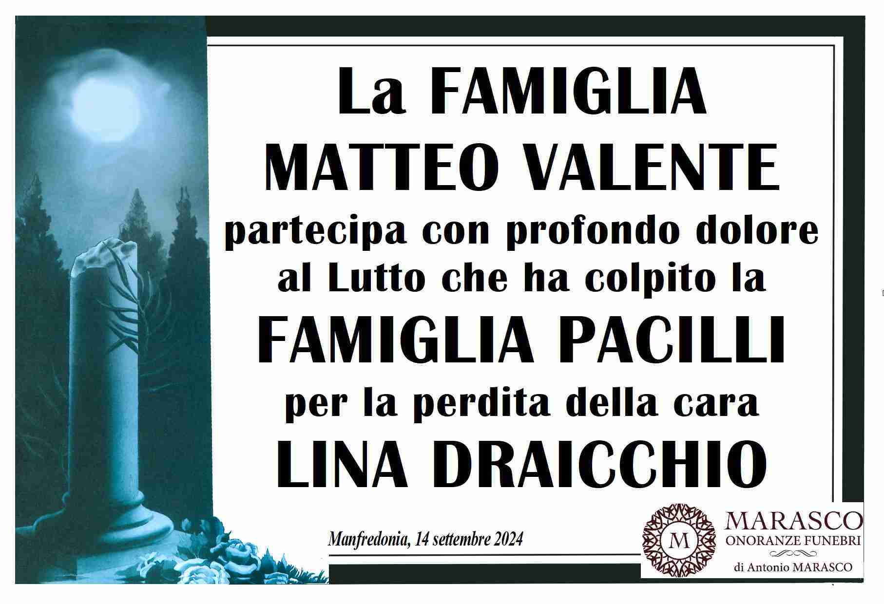 Lina Draicchio in Pacilli