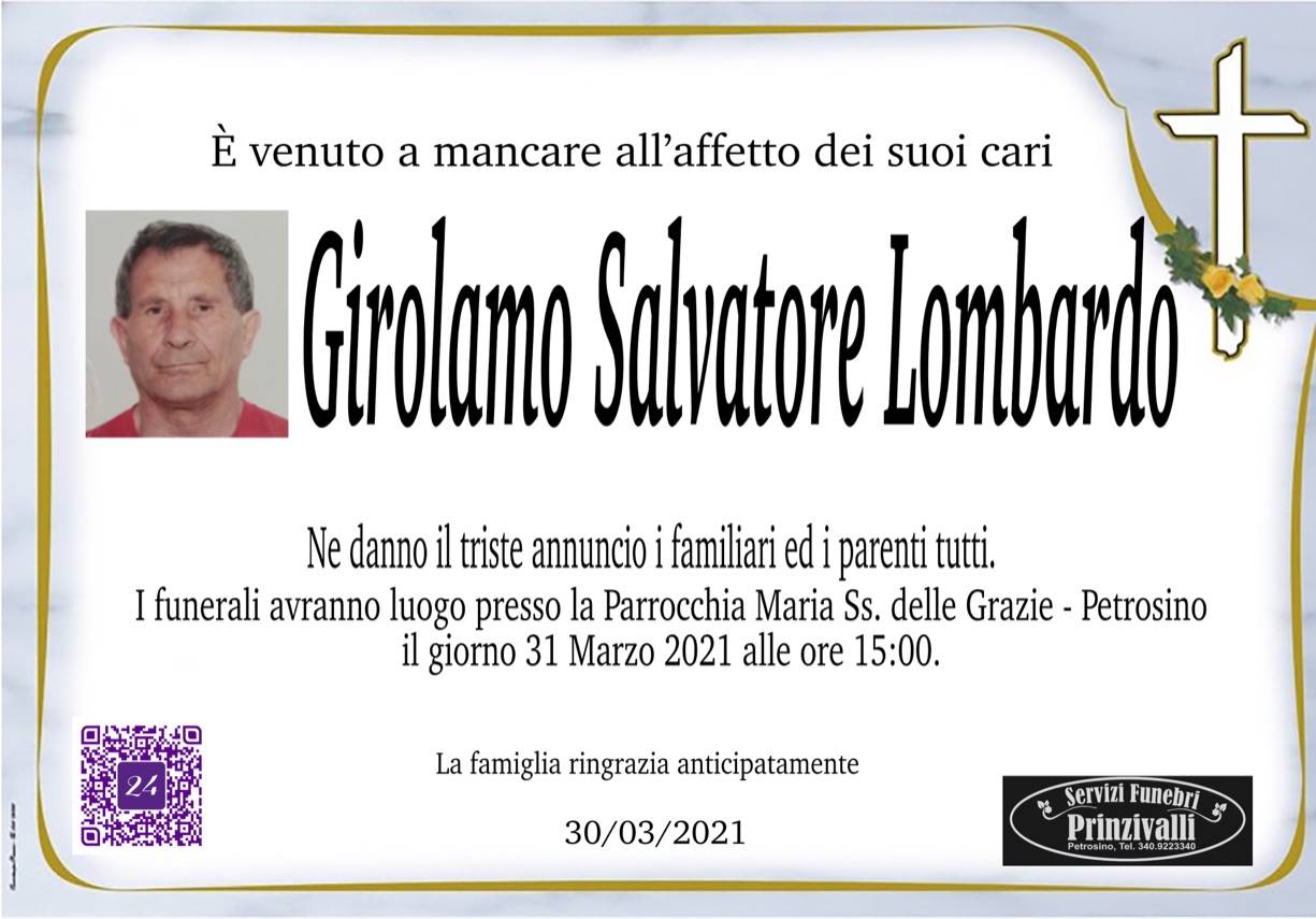 Girolamo Salvatore Lombardo