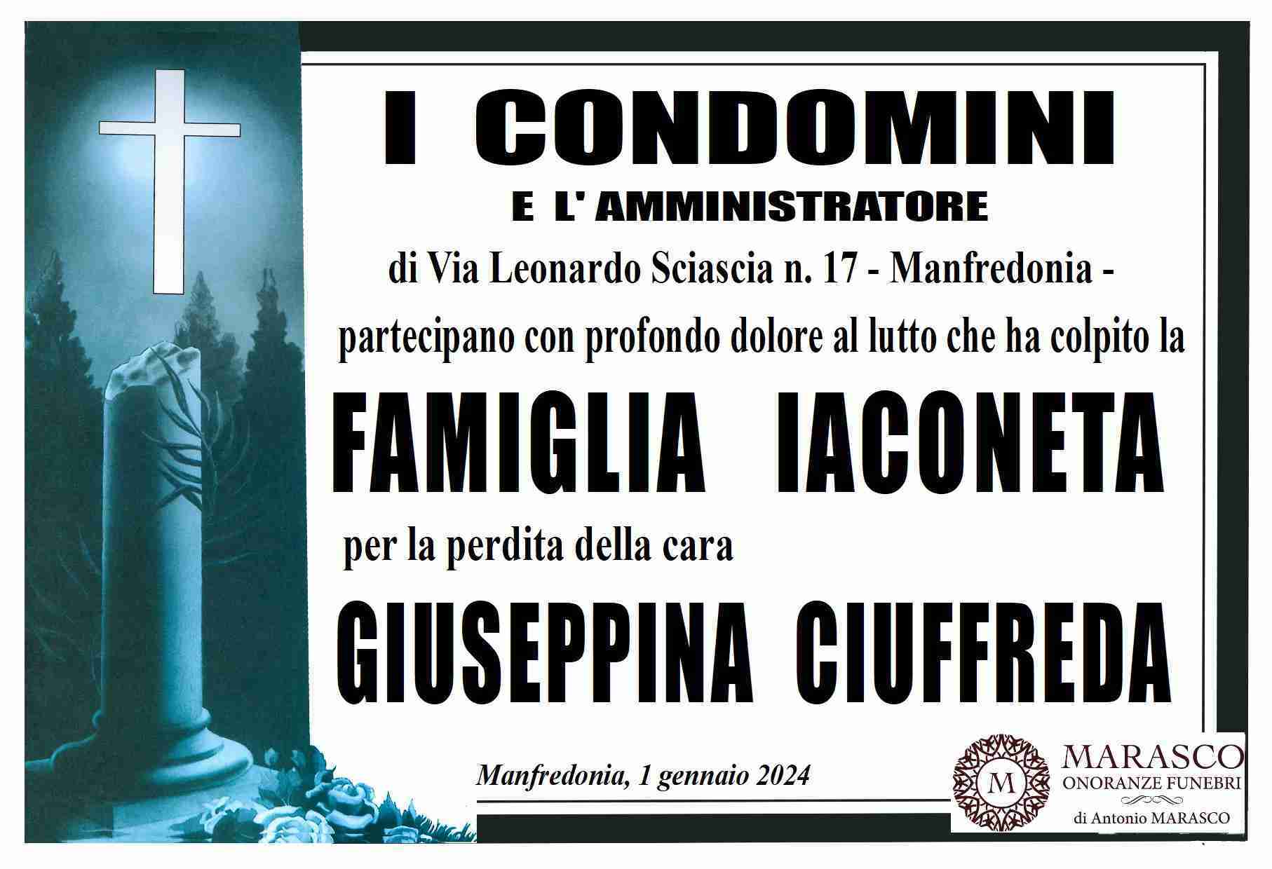 Giuseppina Ciuffreda ved. Iaconeta