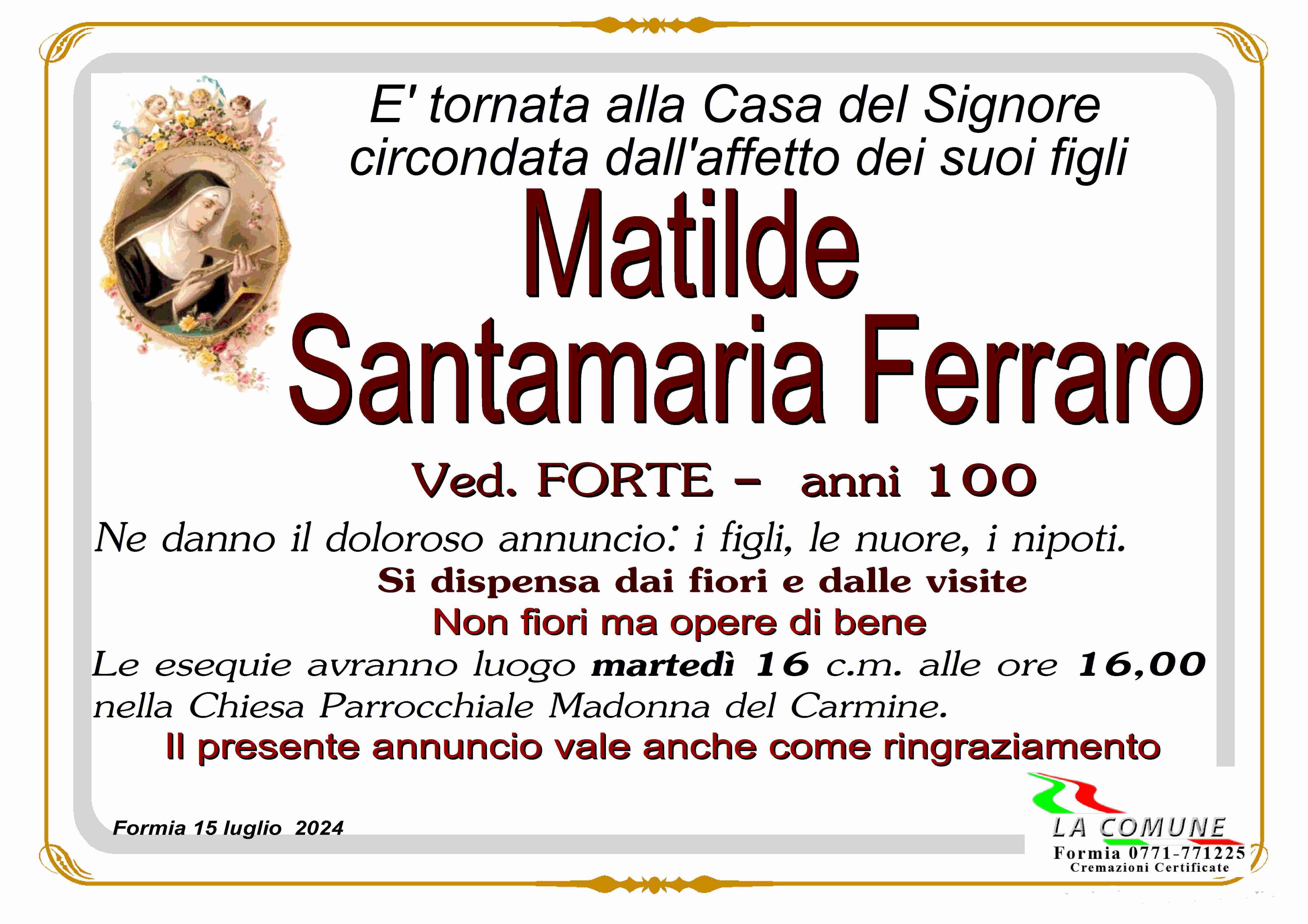 Matilde Santamaria Ferraro