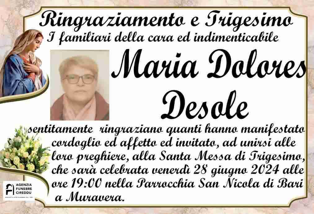 Maria Dolores Desole