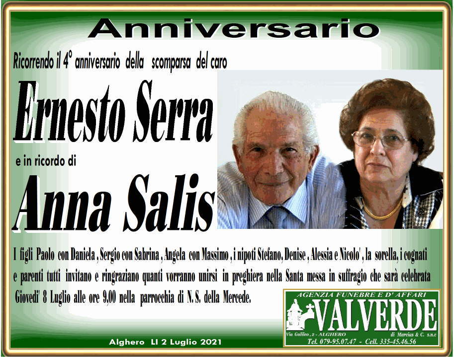 Ernesto Serra e Anna Salis