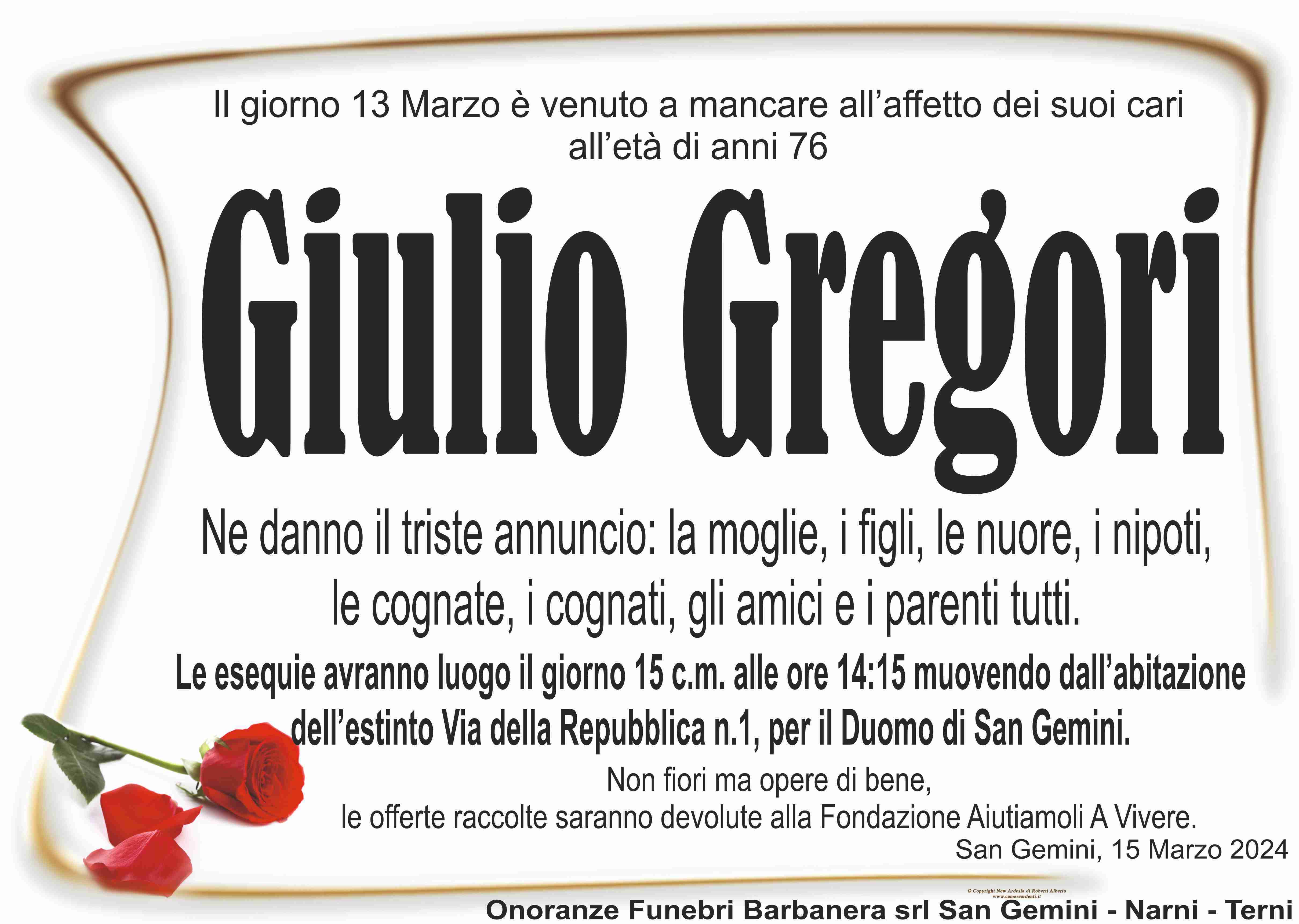 Giulio Gregori