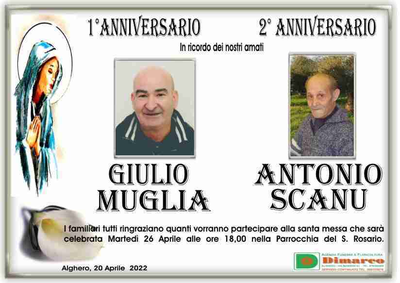 Giulio Muglia e Antonio Scanu