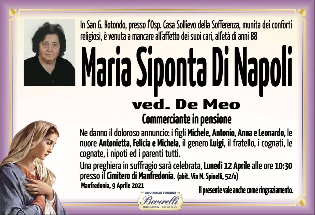 Maria Siponta Di Napoli