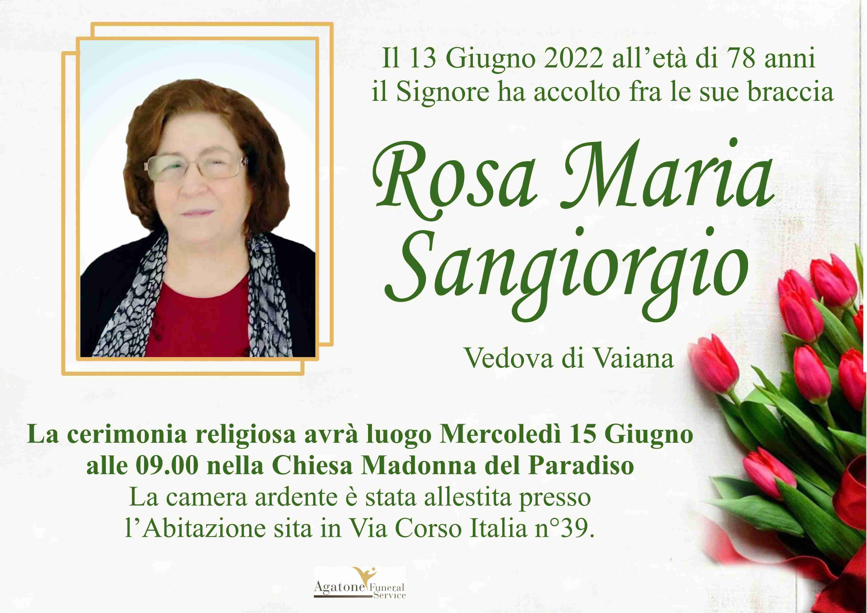 Rosa Maria Sangiorgio