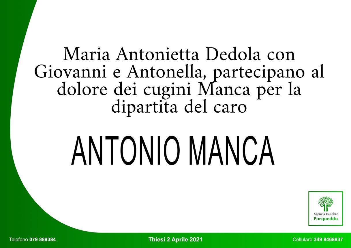 Maria Antonietta Dedola, Giovanni e Antonella