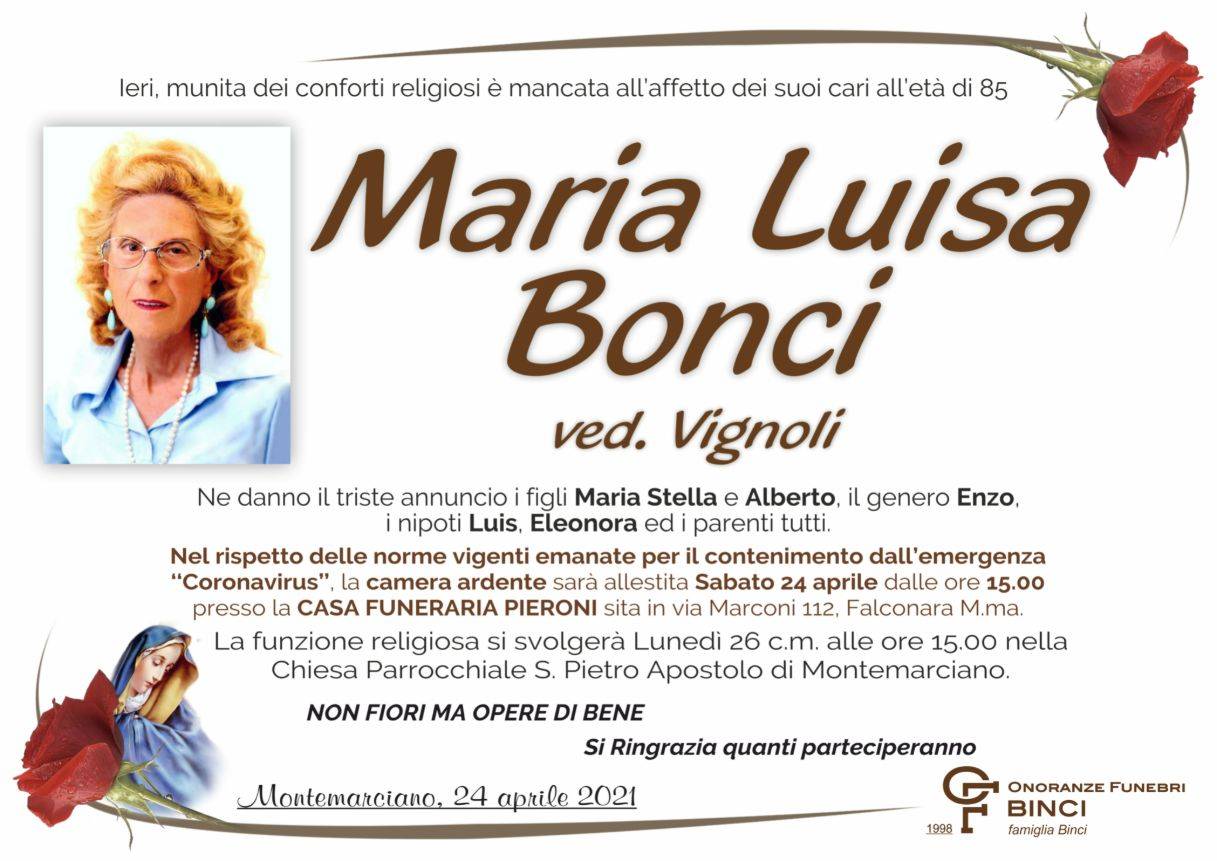 Maria Luisa Bonci