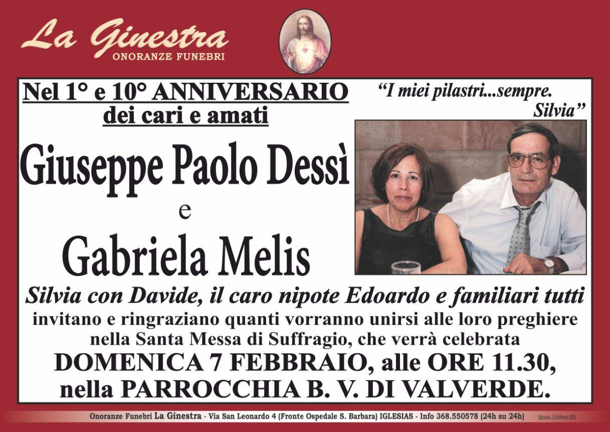 Giuseppe Paolo Dessì e Gabriela Melis