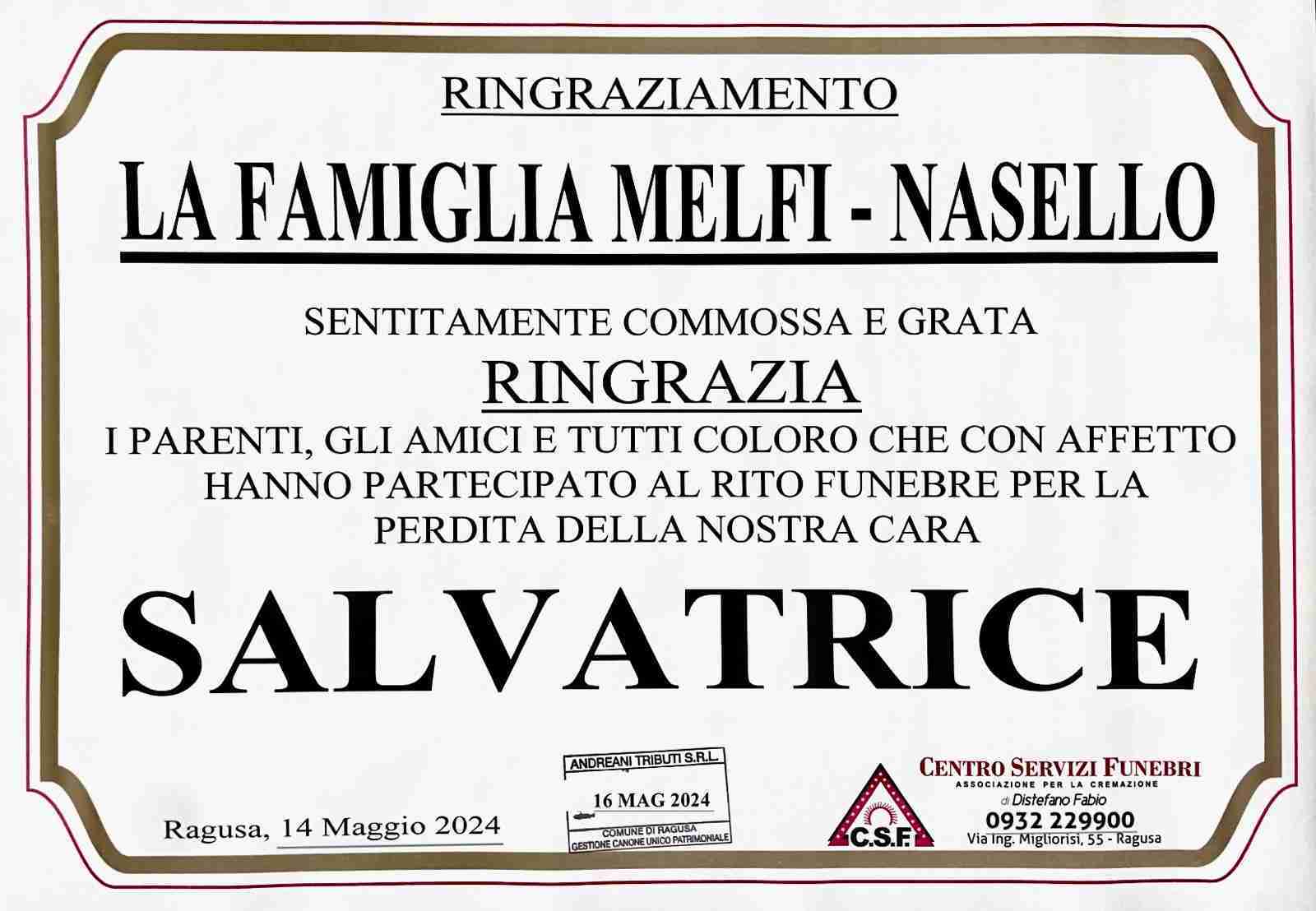 Salvatrice Nasello