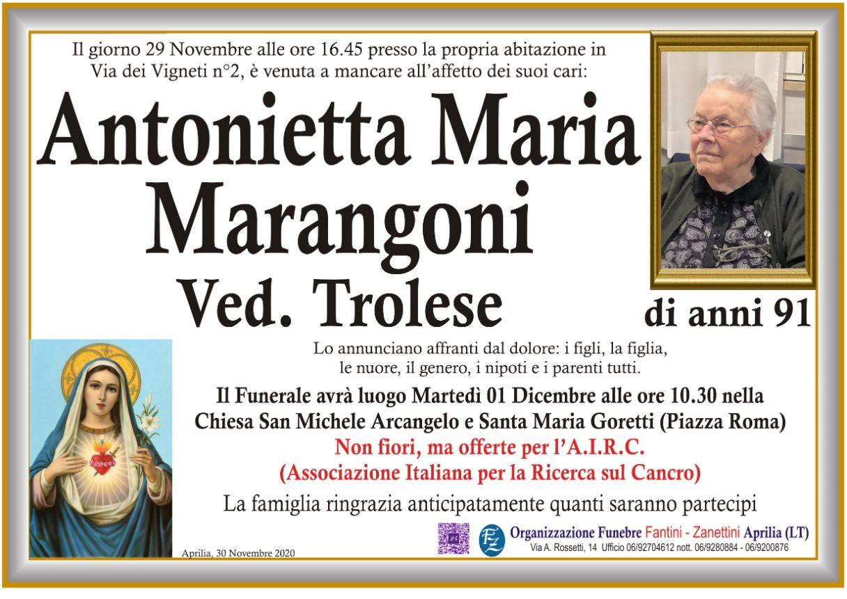 Antonietta Maria Marangoni