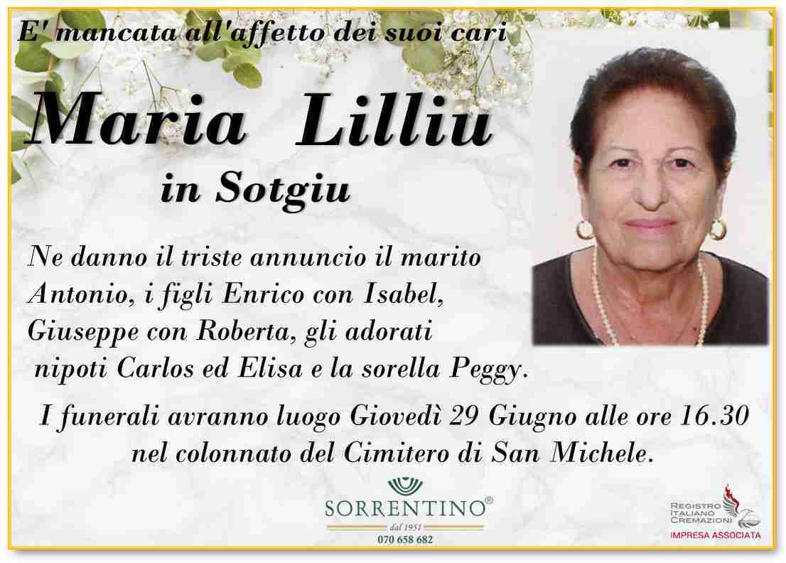 Maria Lilliu