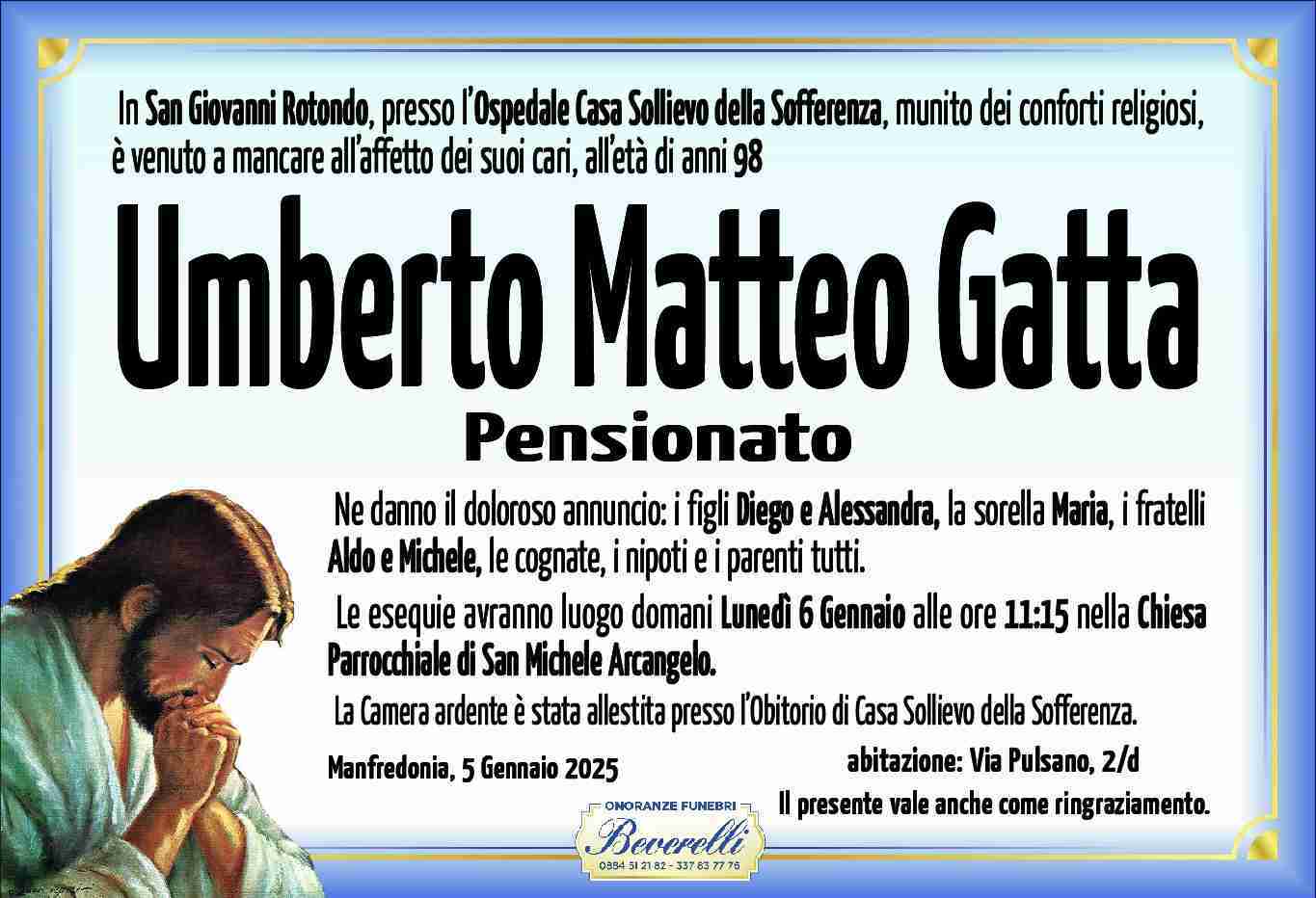 Umberto Matteo Gatta