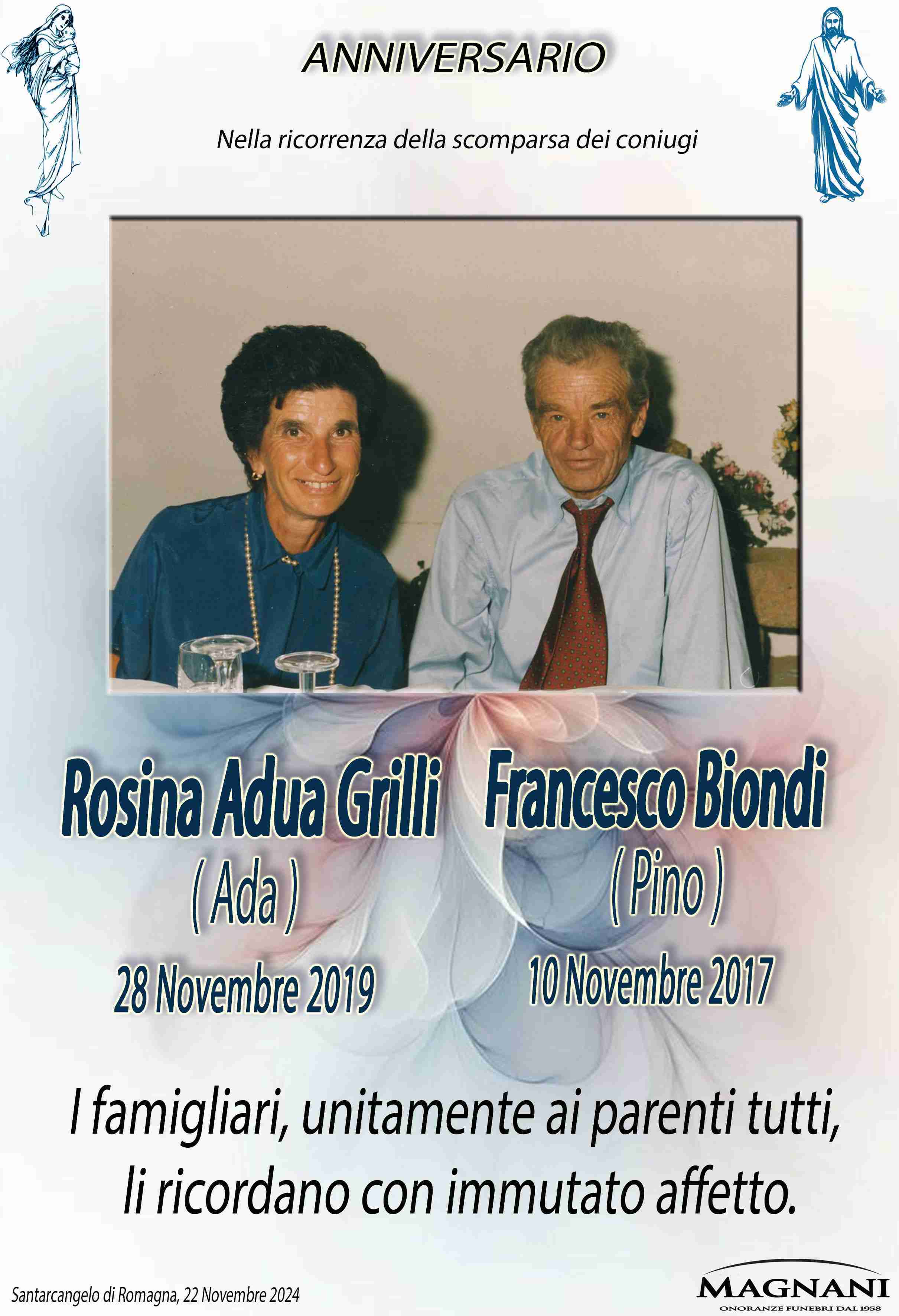 Rosina Adua Grilli e Francesco Biondi