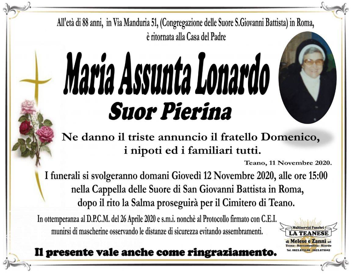 Maria Assunta Lonardo (Suor Pierina)