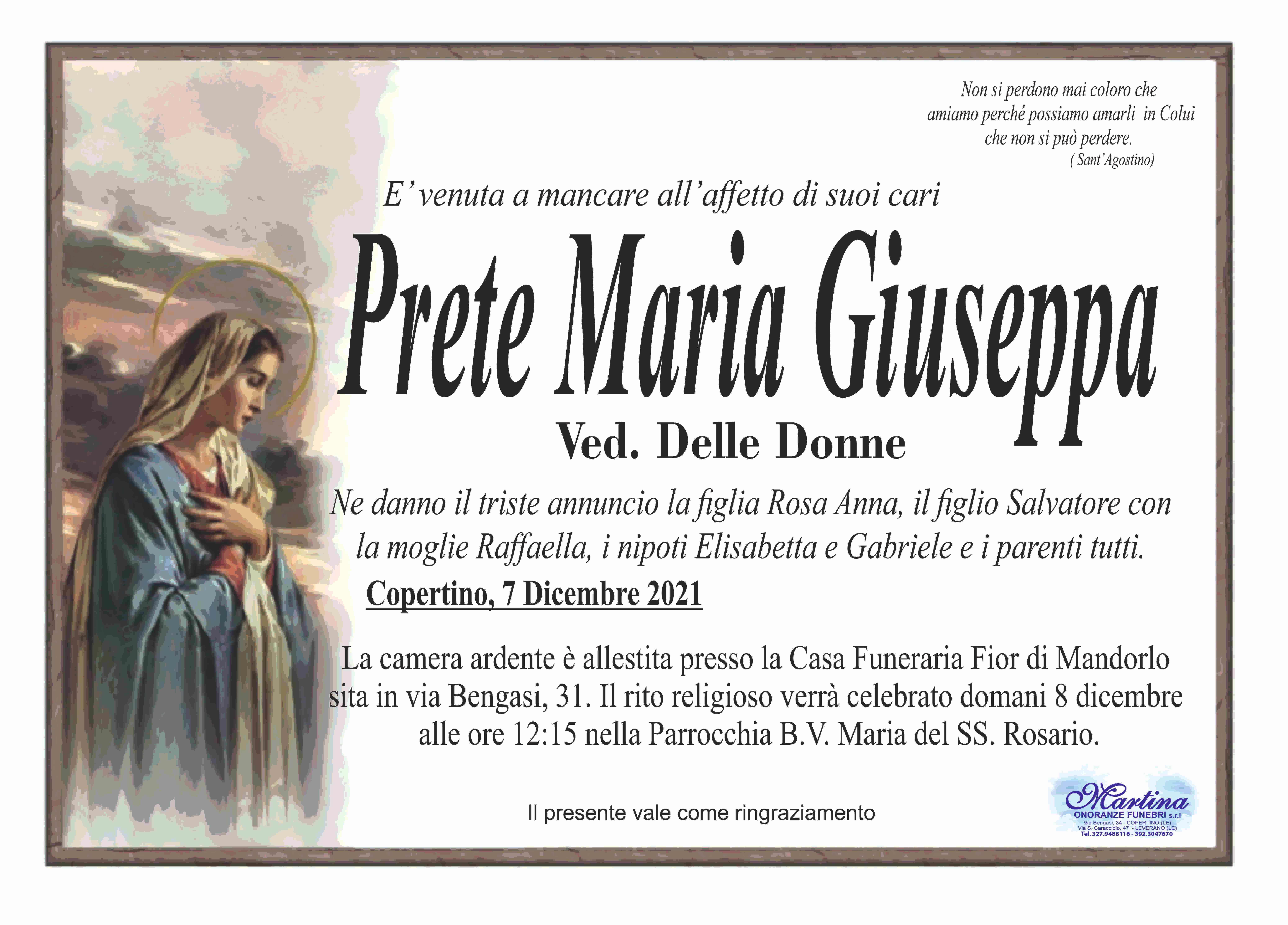 Maria Giuseppa Prete
