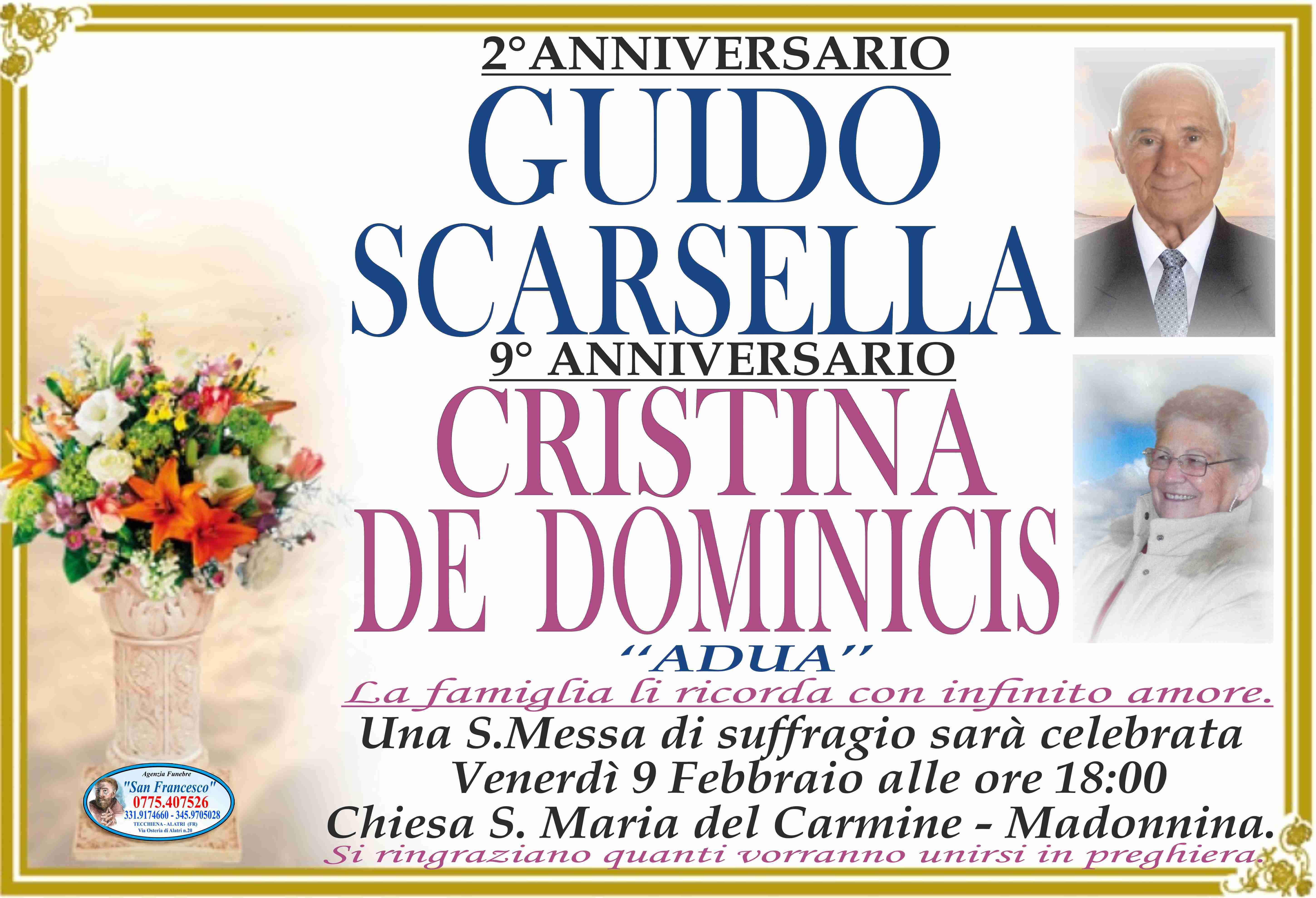 Guido Scarsella e Cristina ''Adua'' De Dominicis