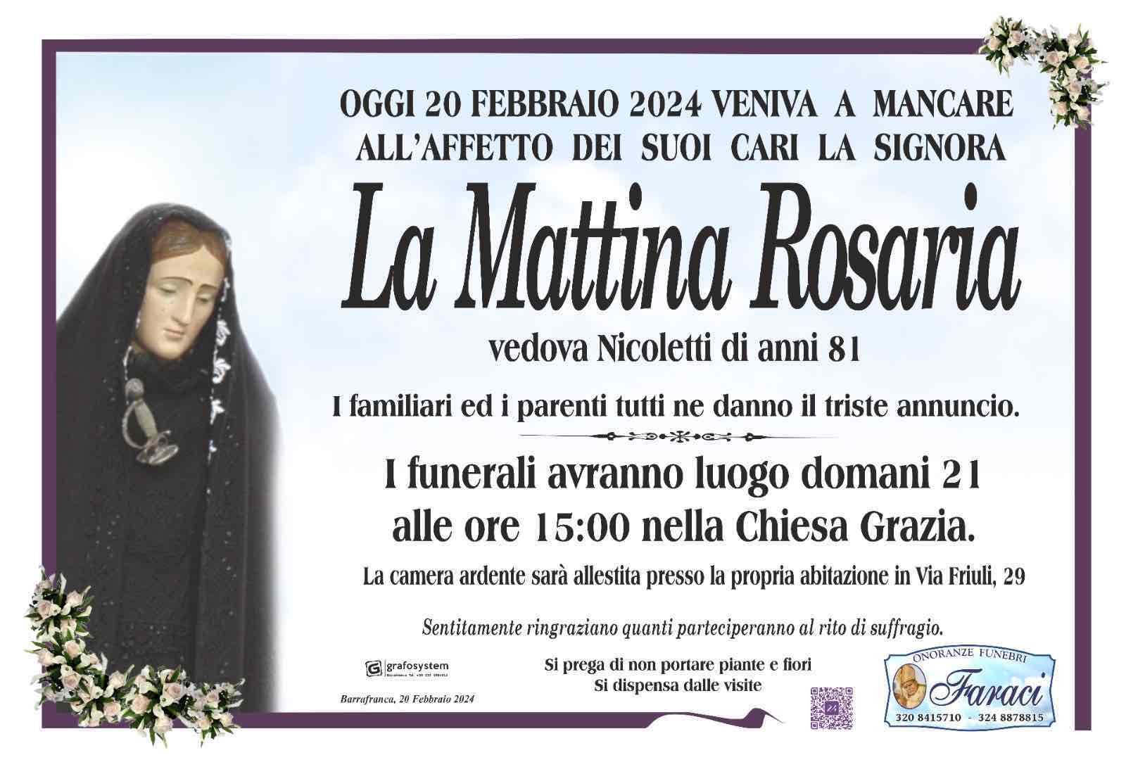 Rosaria La Mattina