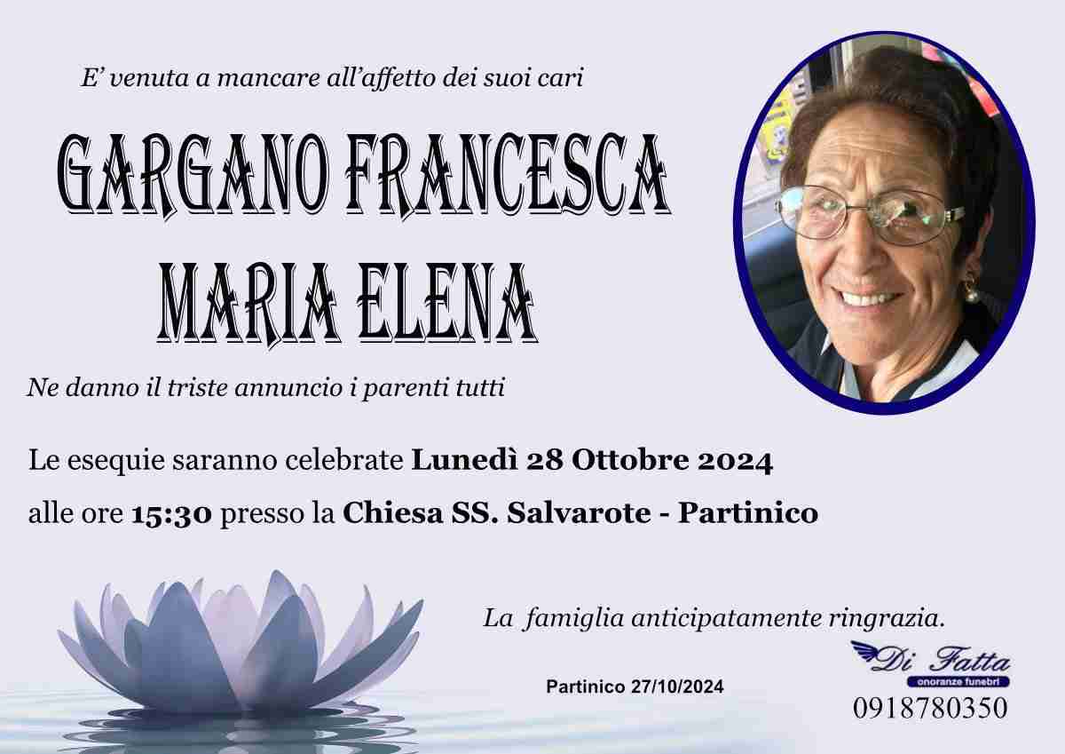 Francesca Maria Elena Gargano