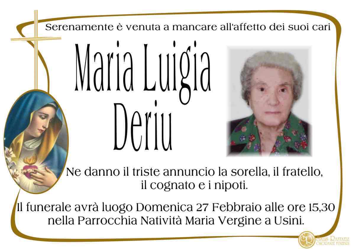 Maria Luigia Deriu