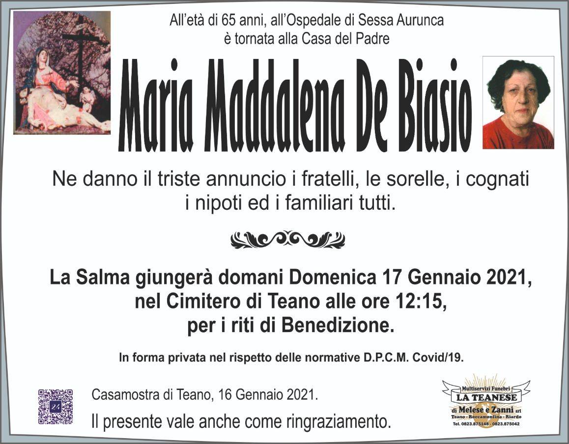 Maria Maddalena De Biasio
