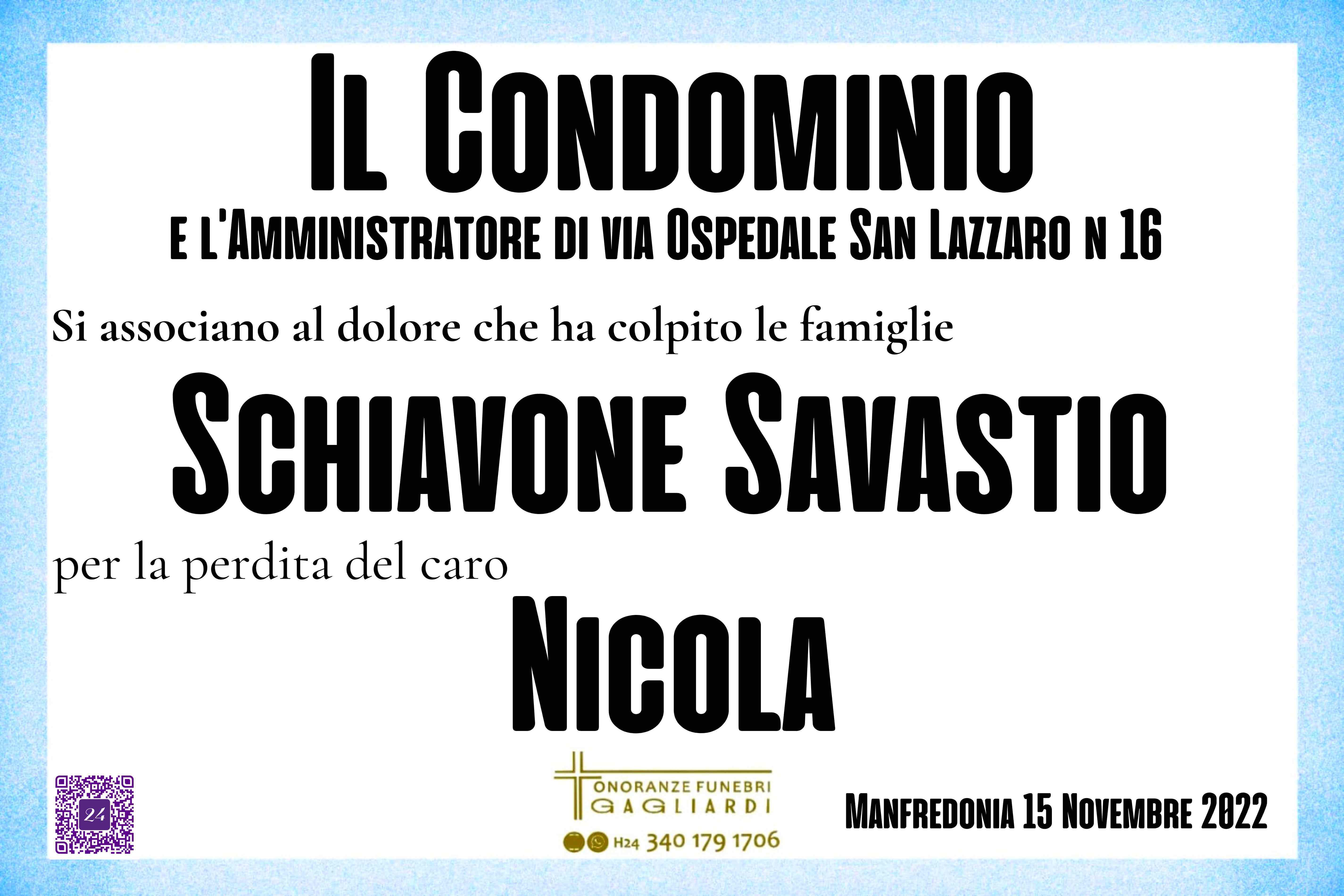 Fam. Schiavone Savastio Nicola