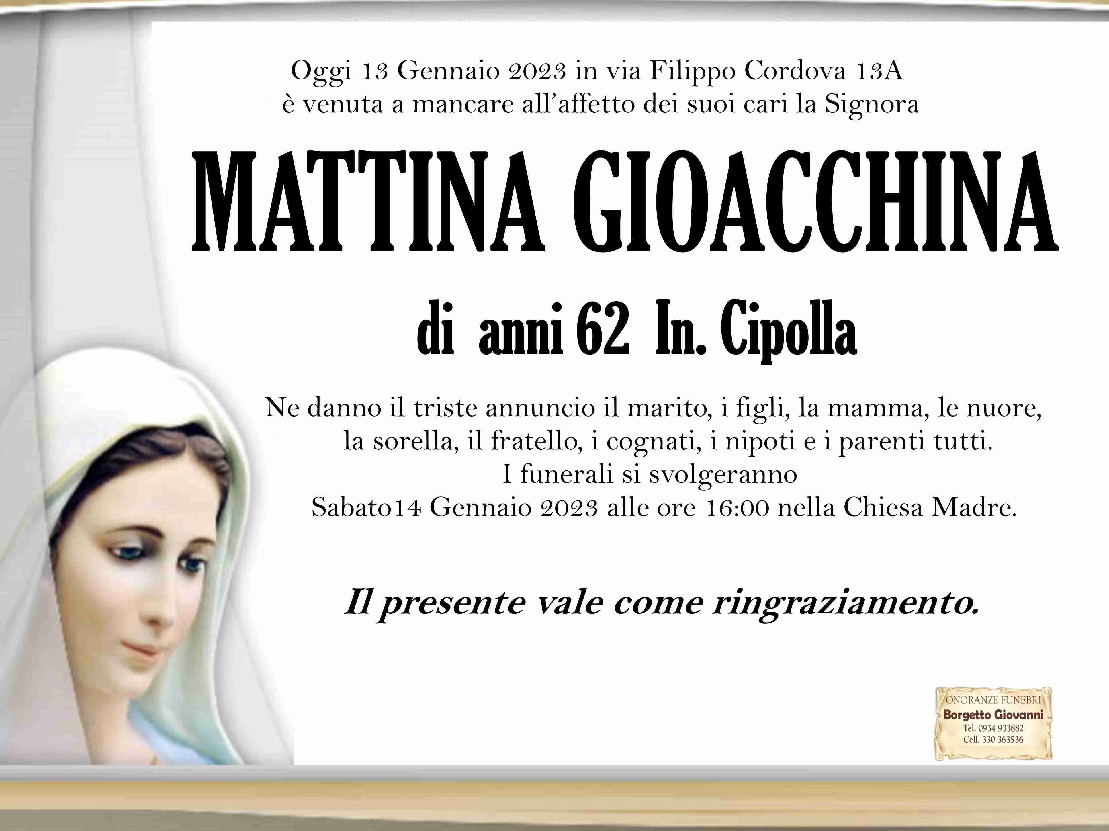 Gioacchina Mattina