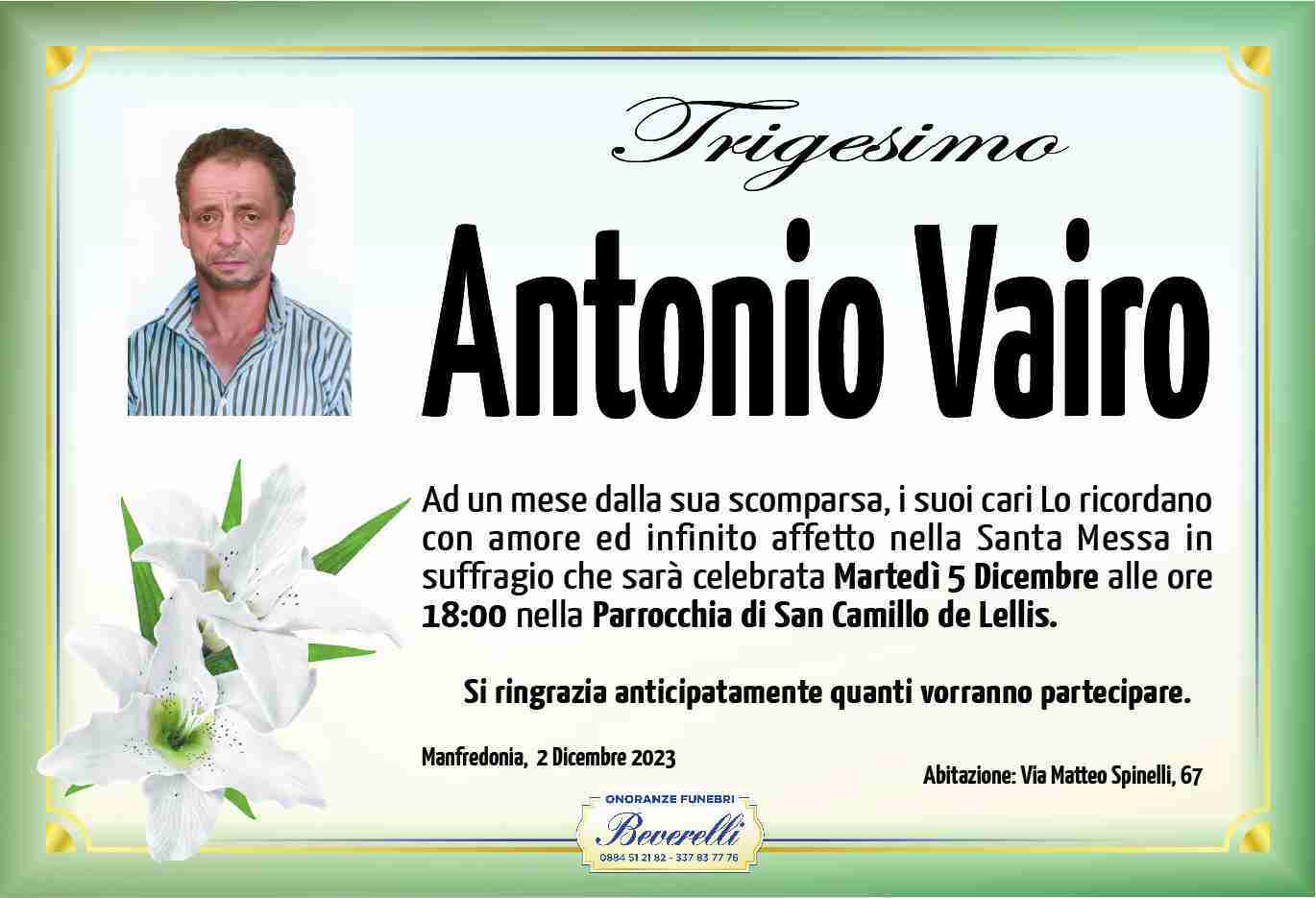 Antonio Vairo