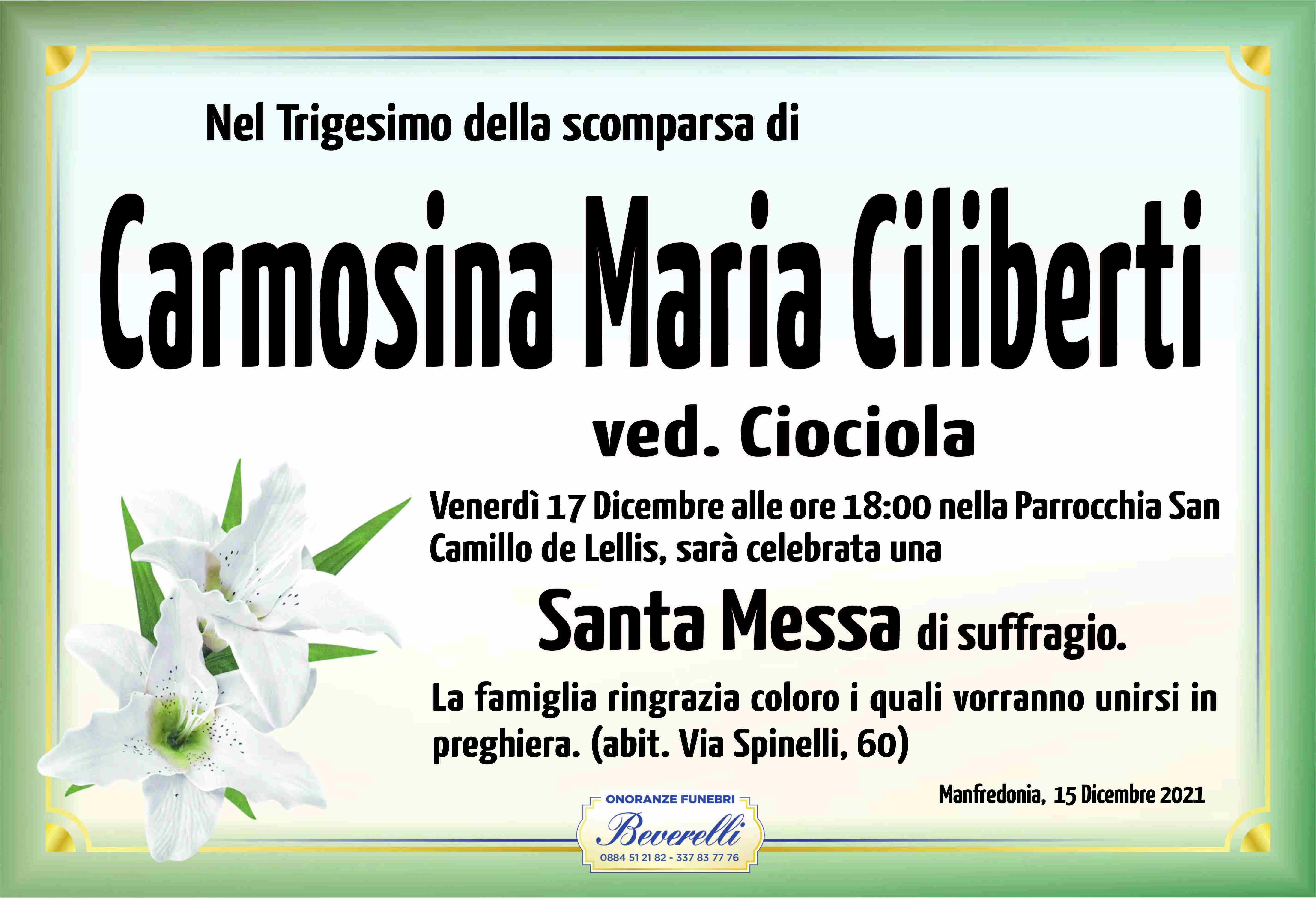 Carmosina Maria Ciliberti