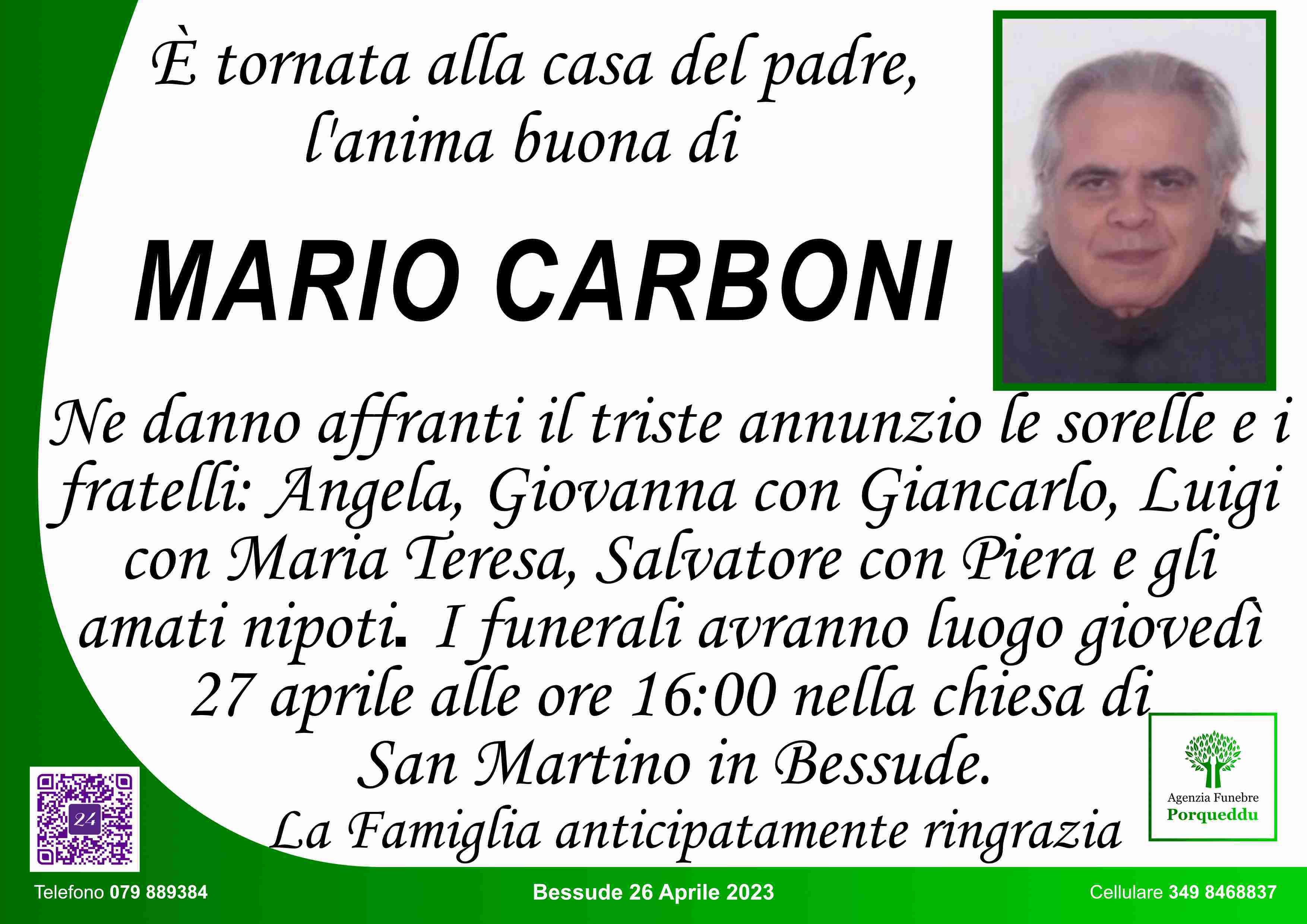 Mario Giuseppe Carboni