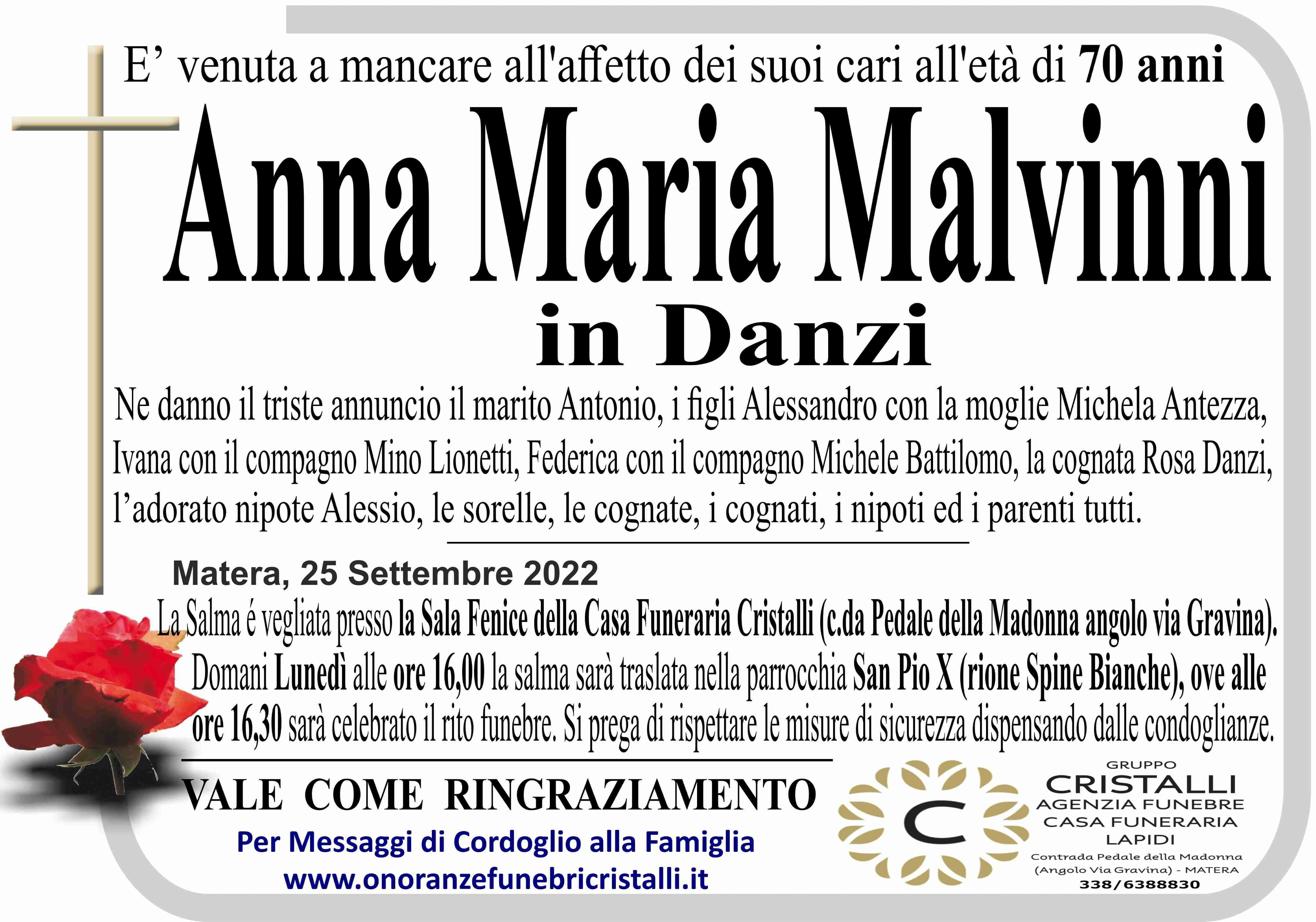 Anna Maria Malvinni