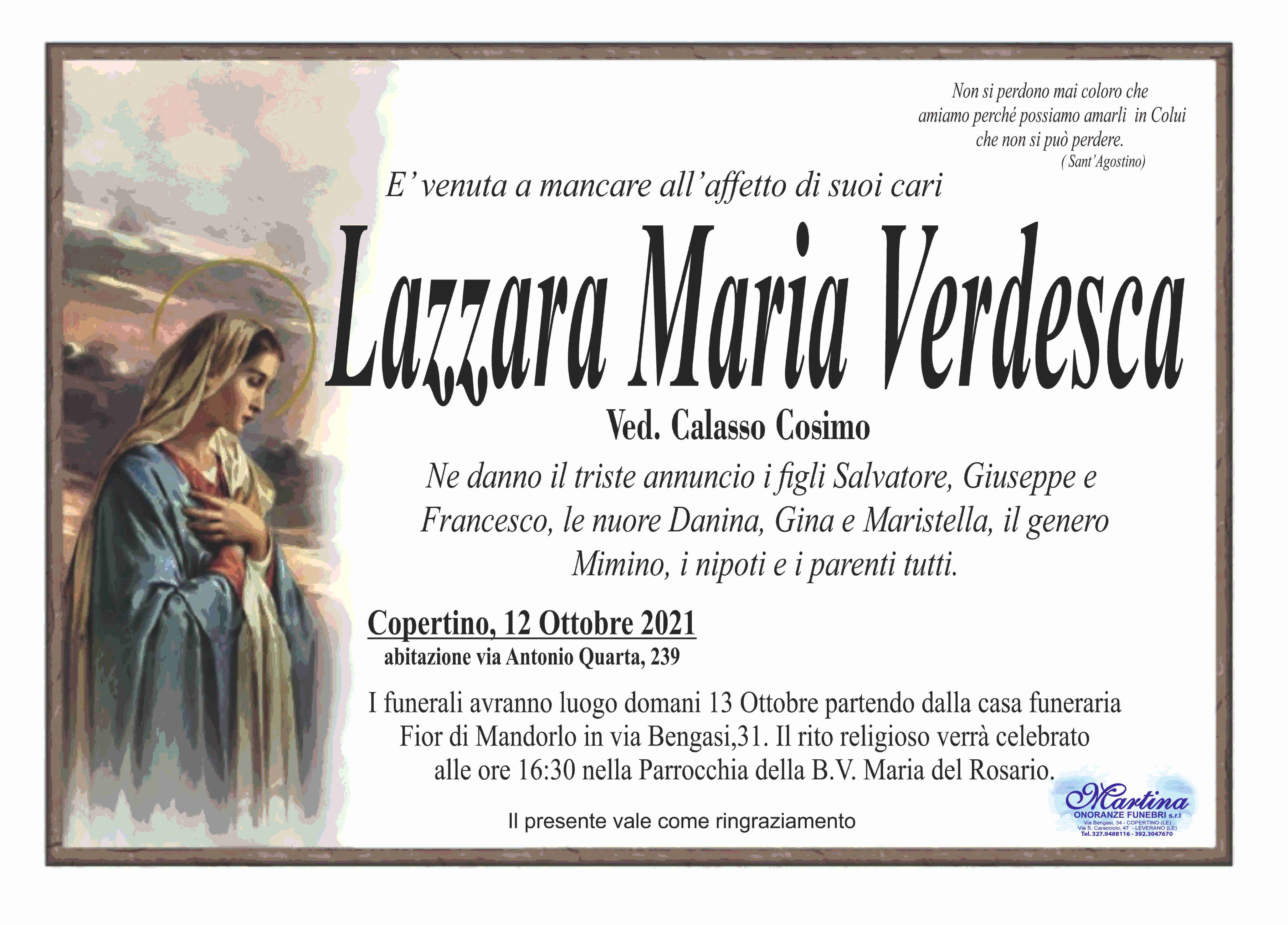 Lazzara Maria Verdesca
