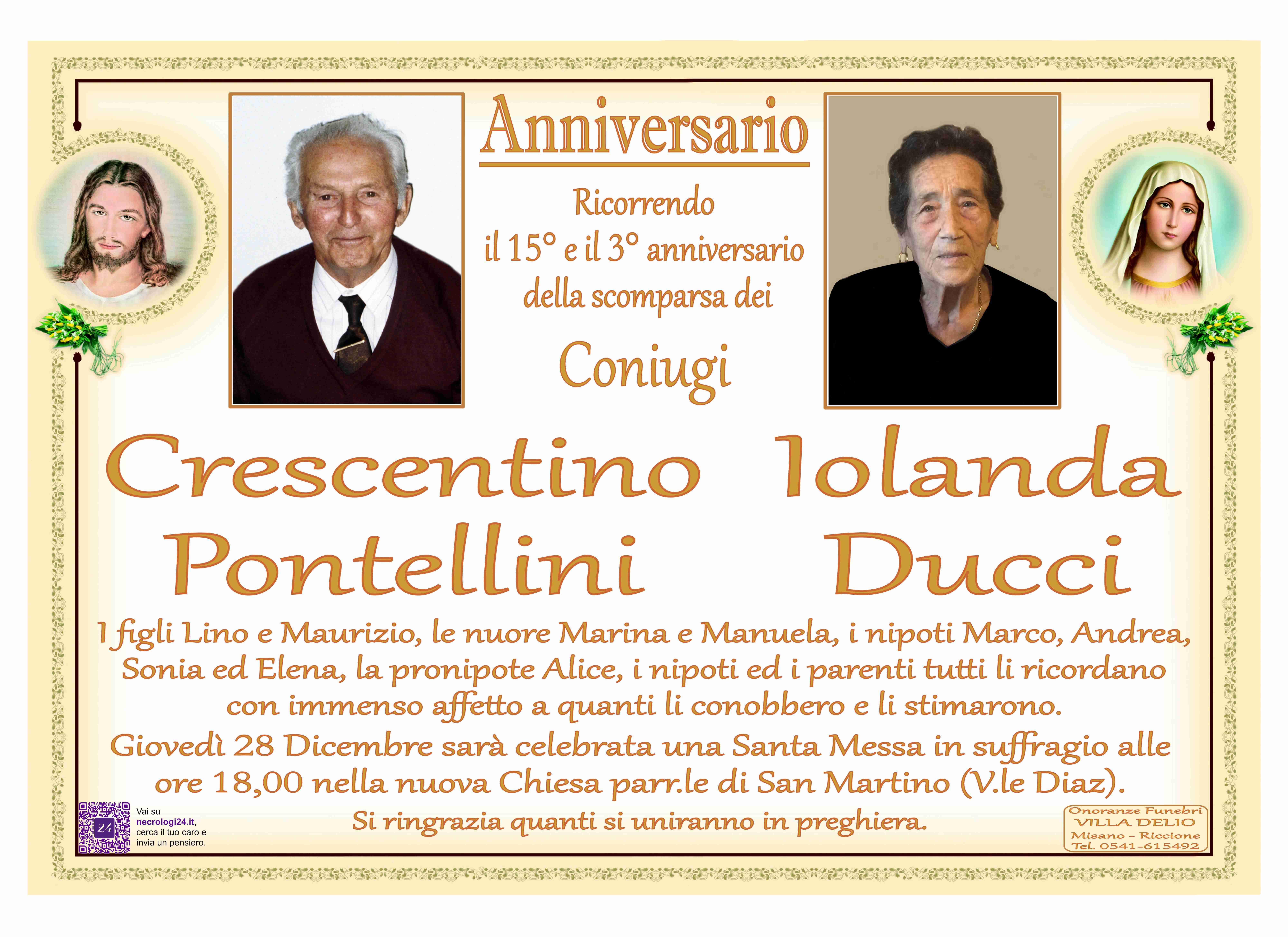 Crescentino Pontellini e Iolanda Ducci