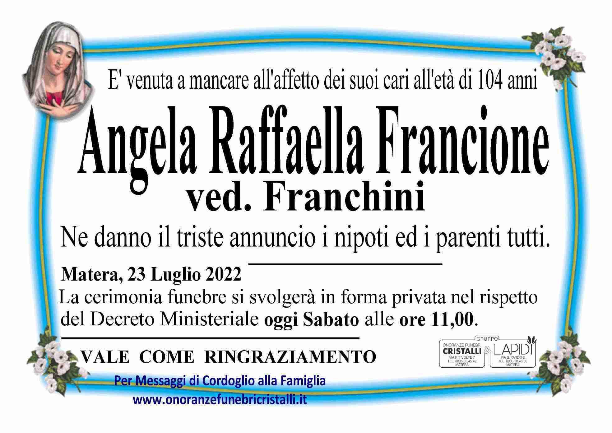 Angela Raffaella Francione