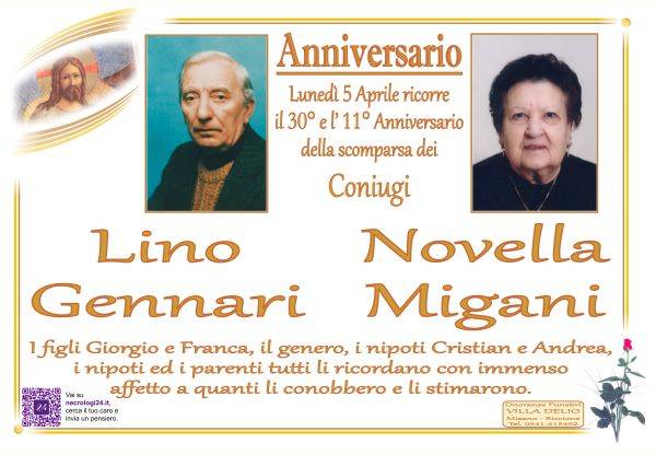 Lino Gennari e Novella Migani
