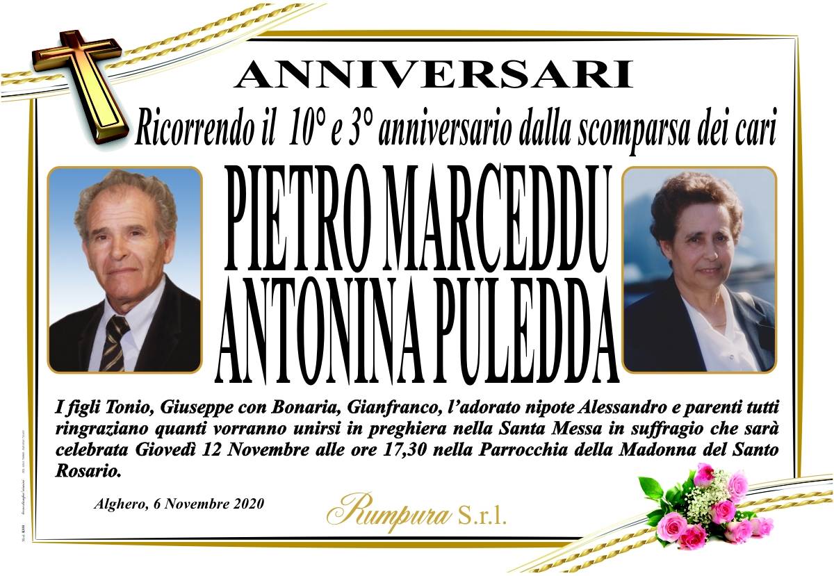 Pietro Marceddu e Antonina Puledda