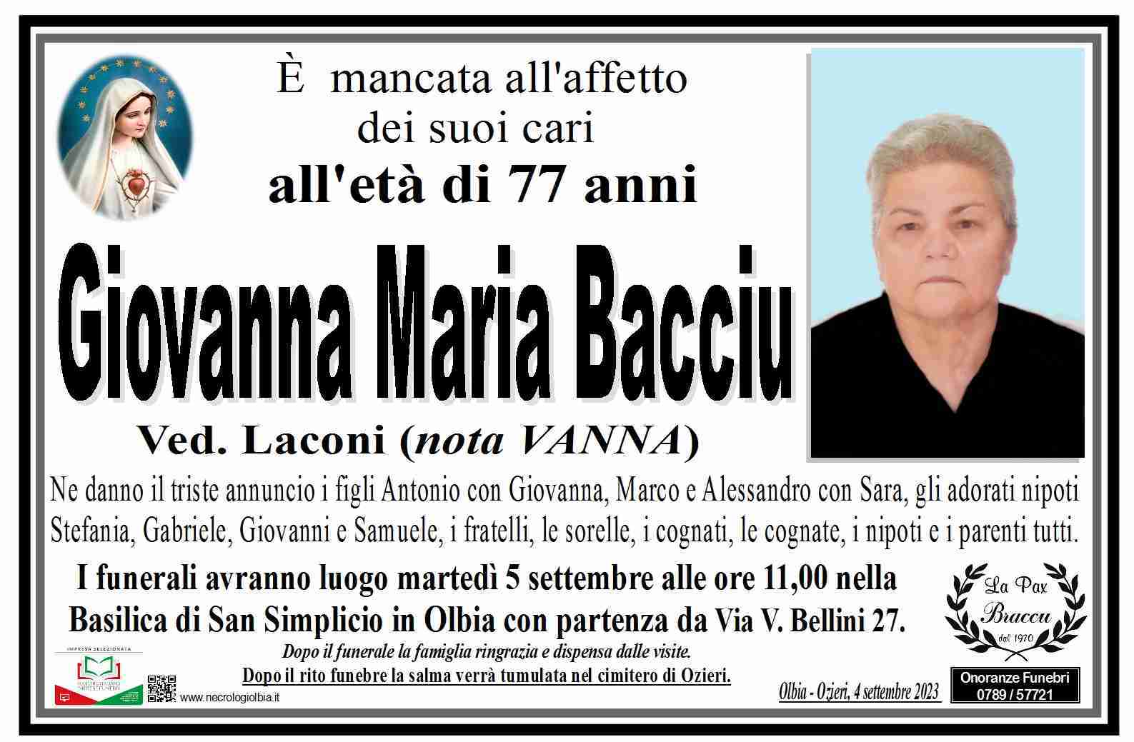 Giovanna Maria Bacciu