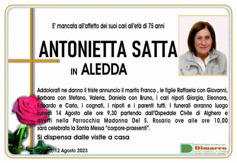 Antonietta Satta in Aledda