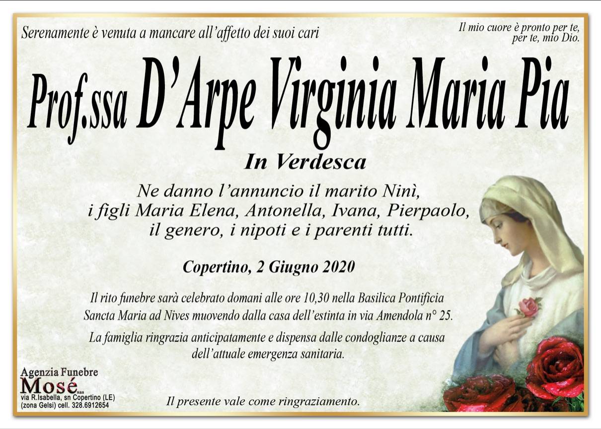 Virginia Maria Pia D'Arpe