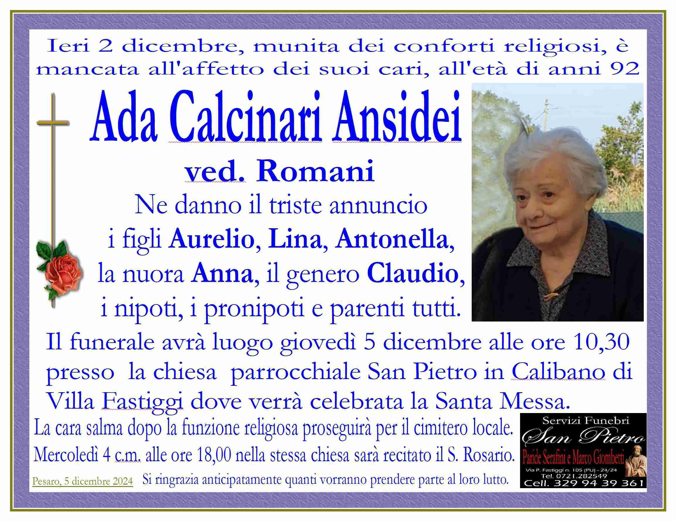 Ada Calcinari Ansidei