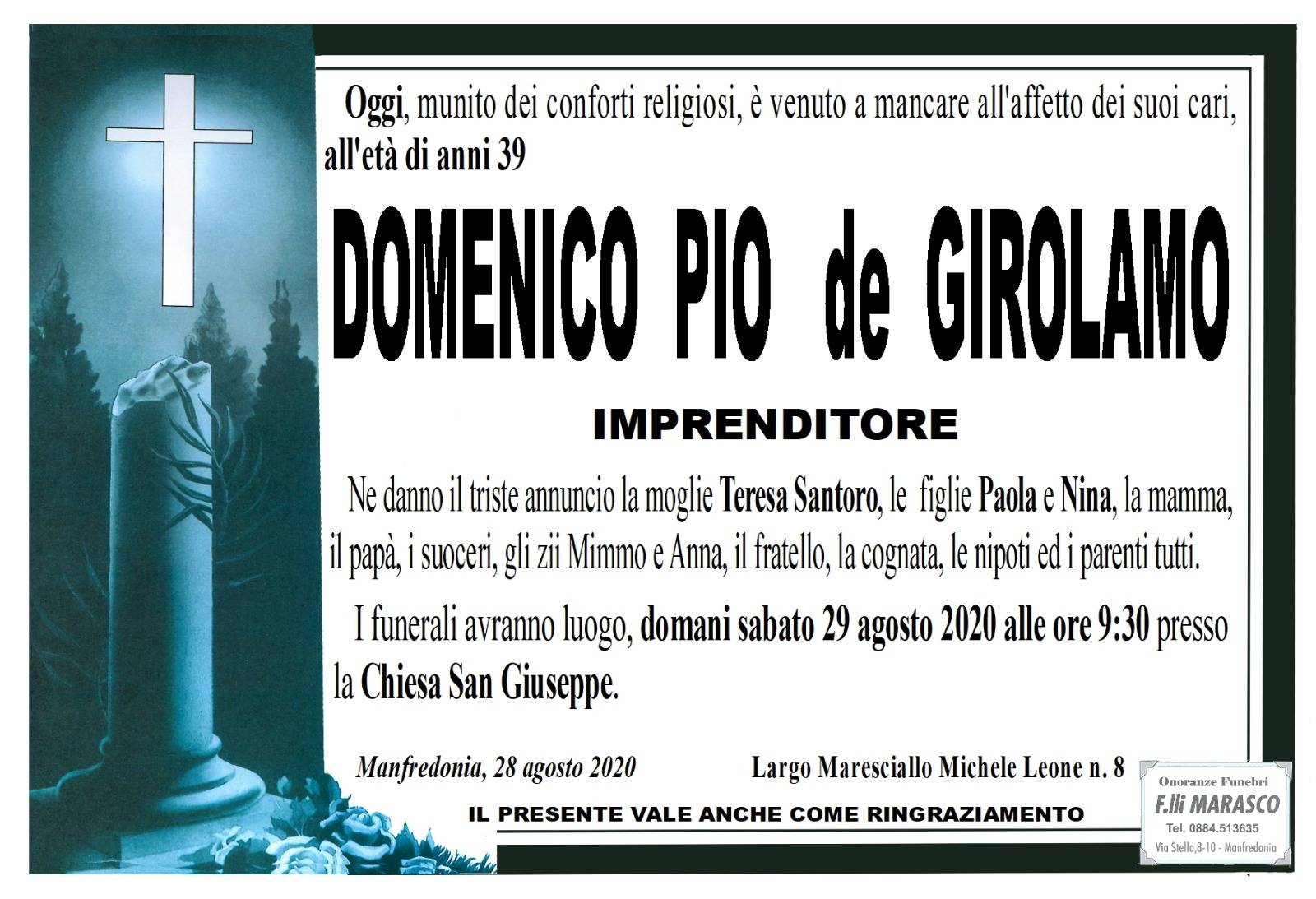 Domenico Pio De Girolamo