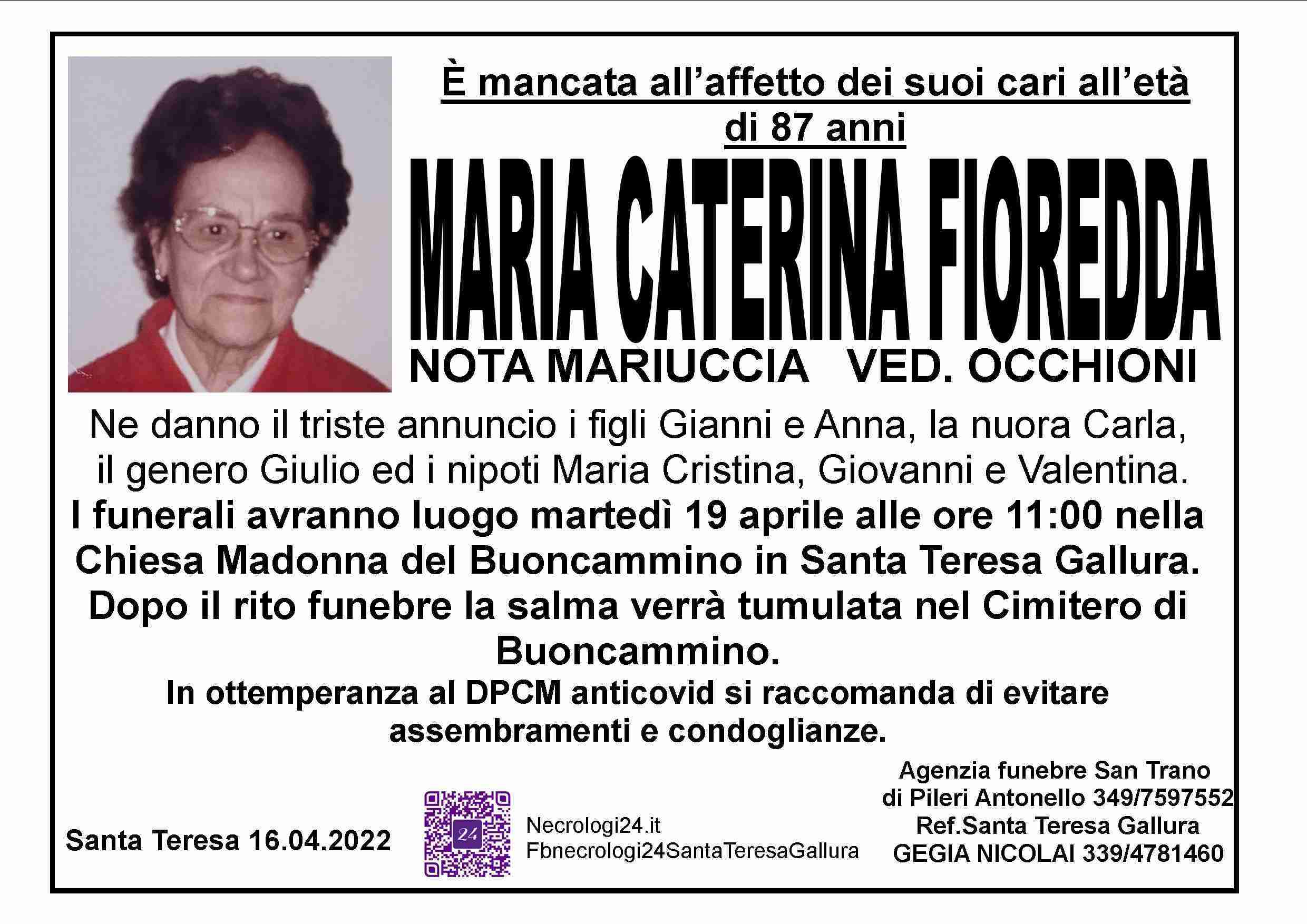Maria Caterina Fioredda